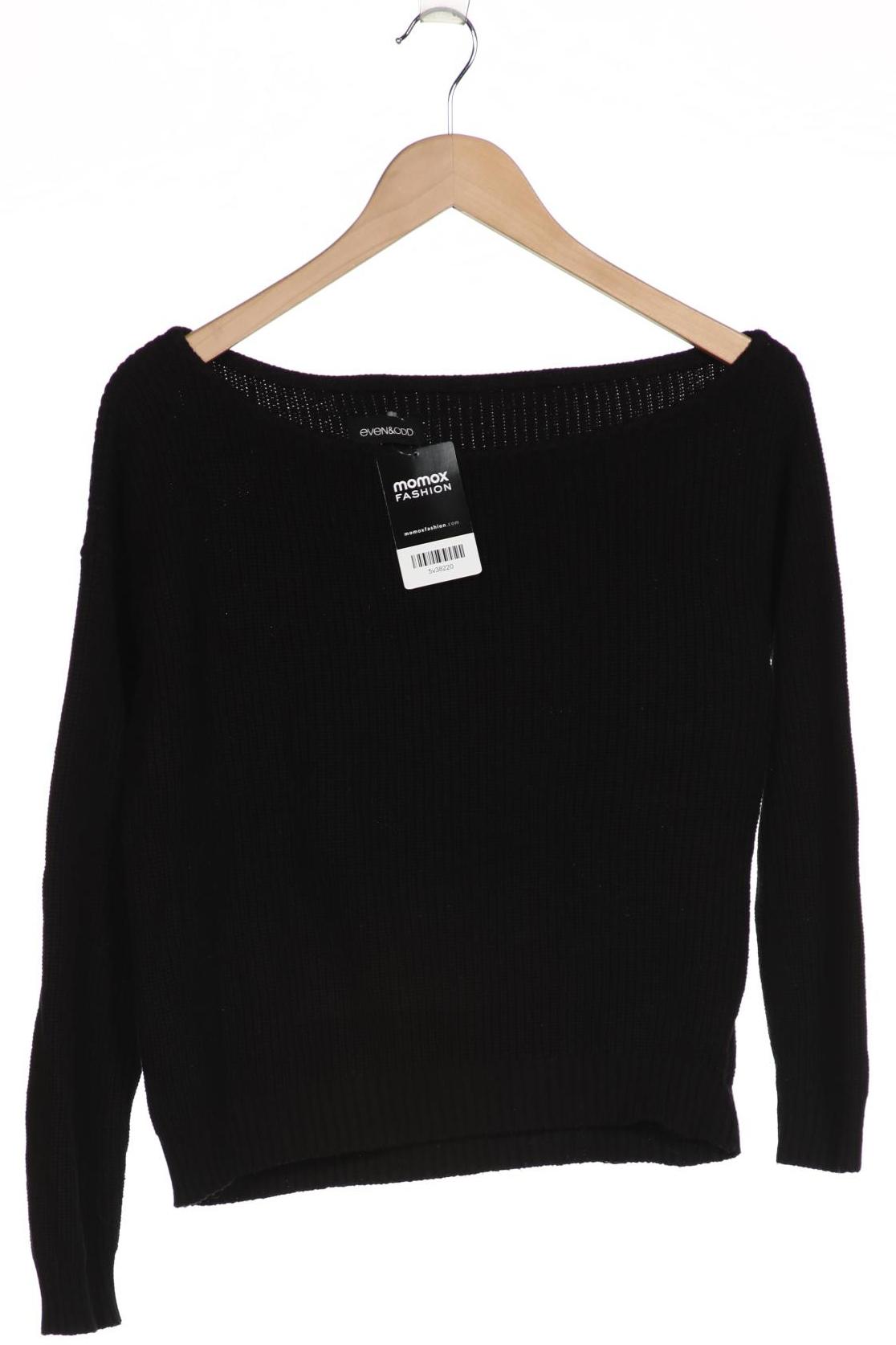 

even & odd Damen Pullover, schwarz