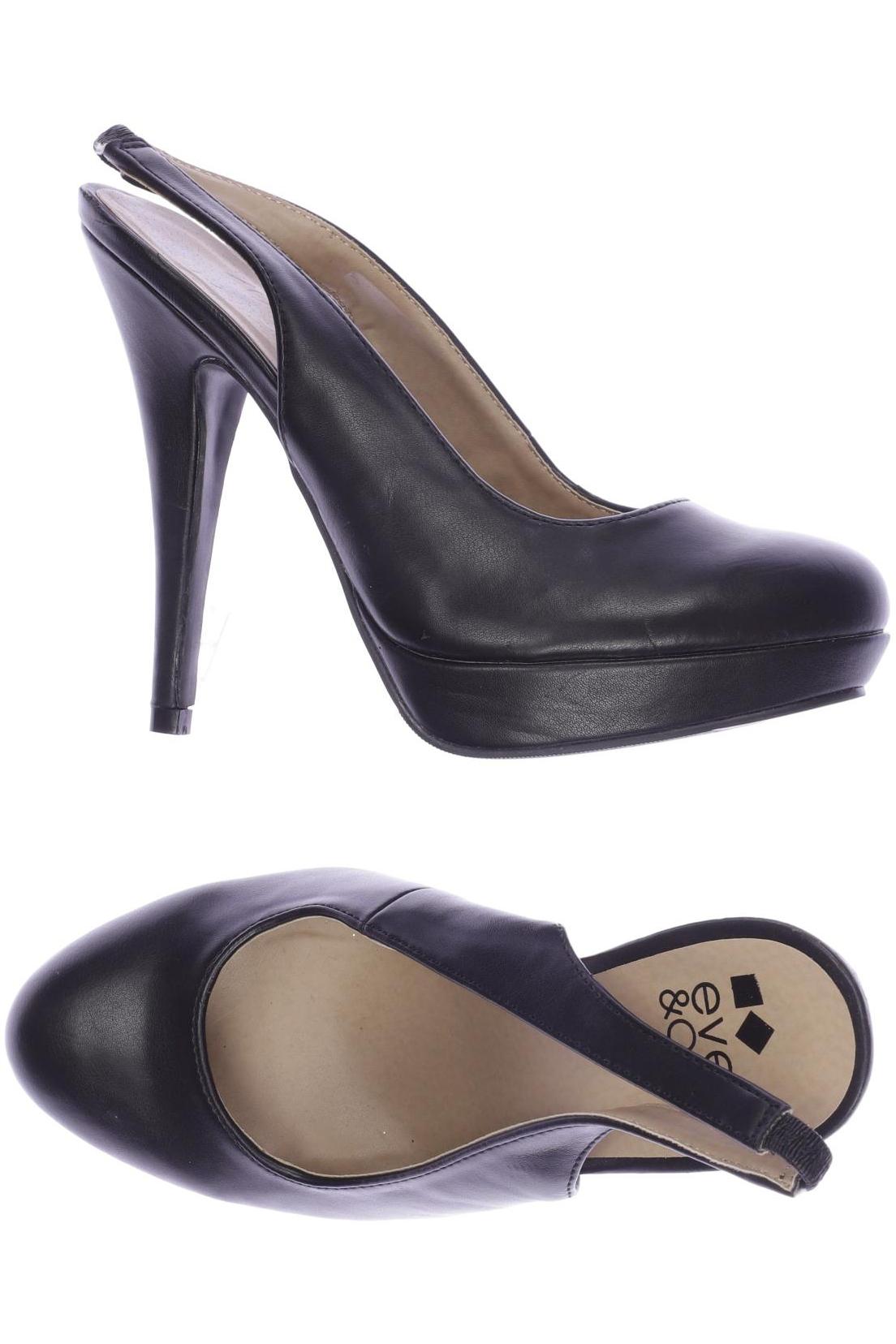 

even odd Damen Sandale, schwarz, Gr. 38