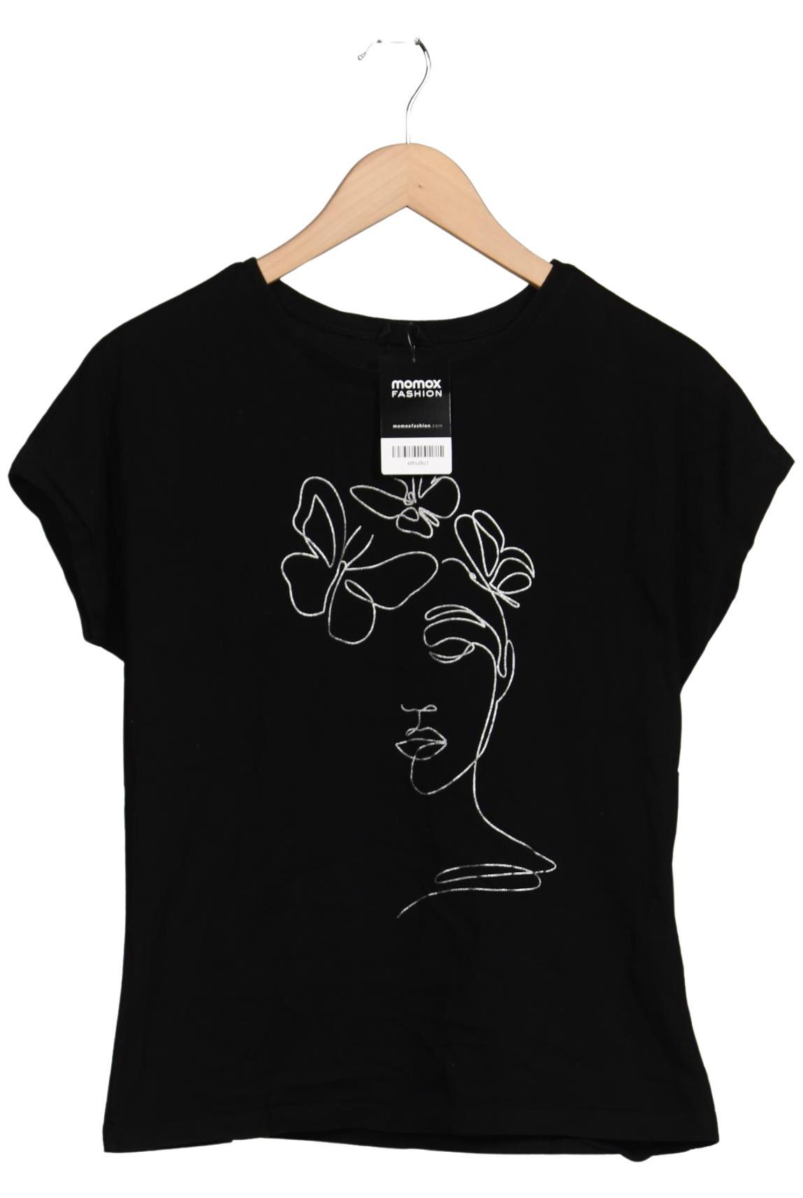 

even odd Damen T-Shirt, schwarz, Gr. 36