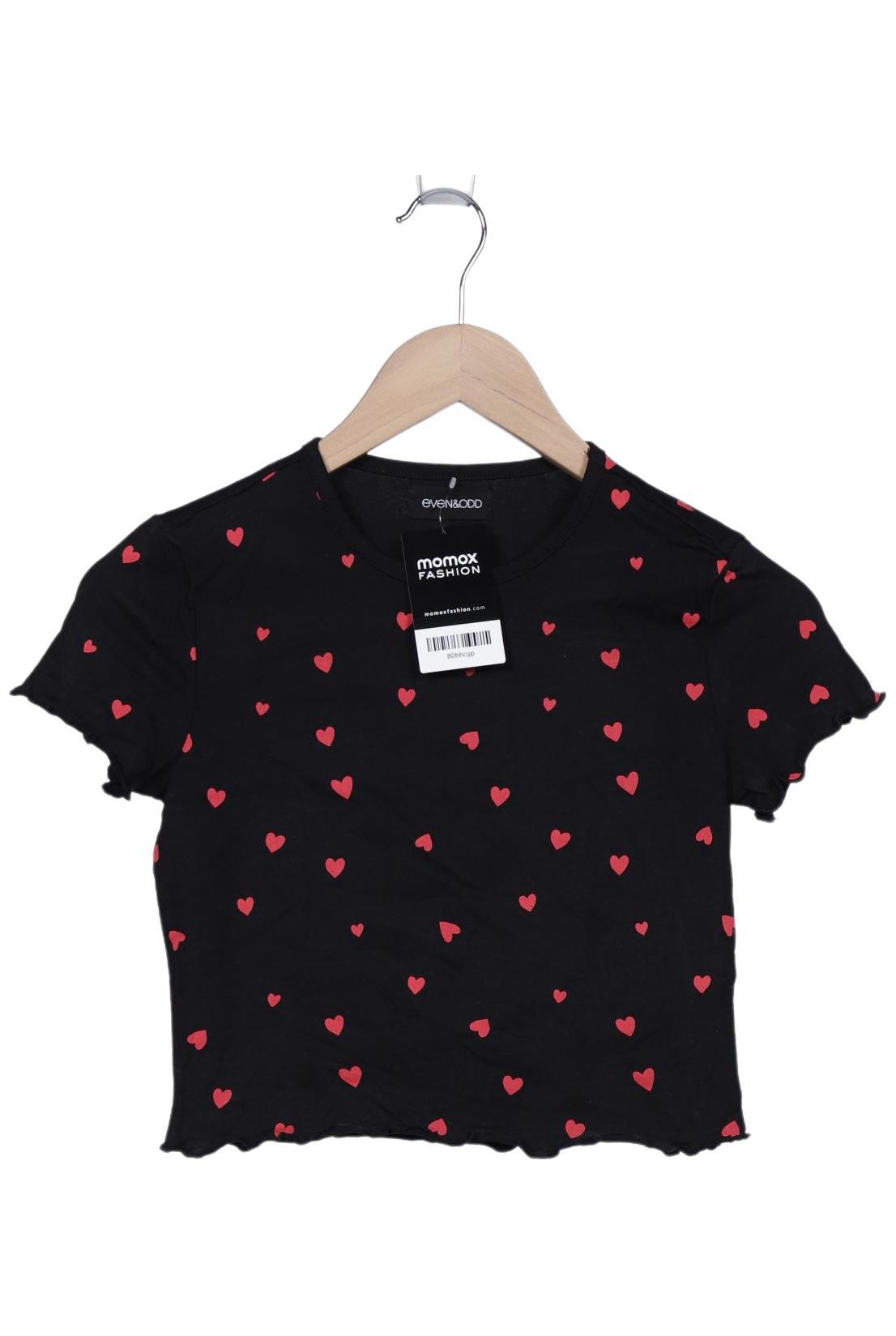 

even odd Damen T-Shirt, schwarz, Gr. 36
