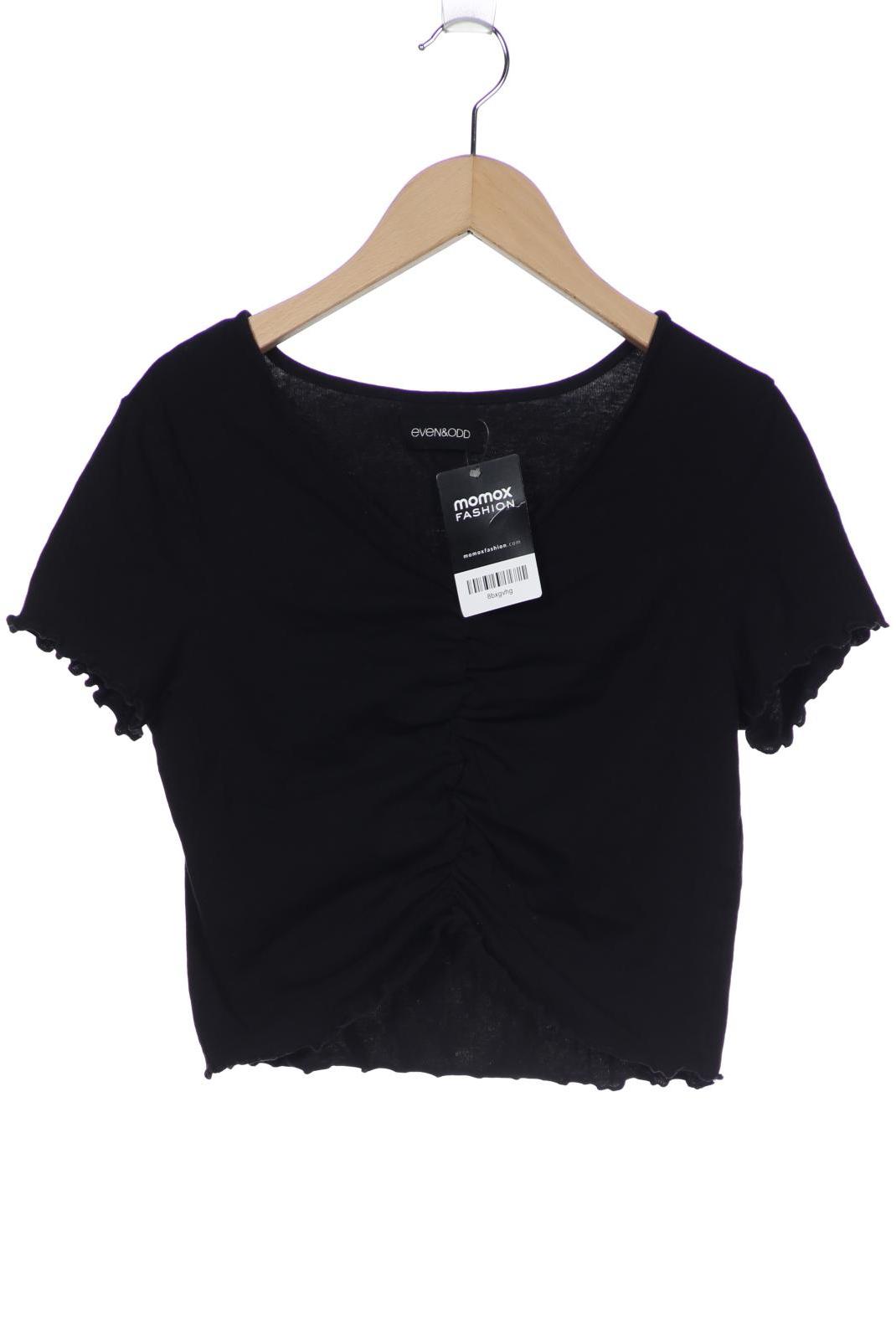 

even & odd Damen T-Shirt, schwarz