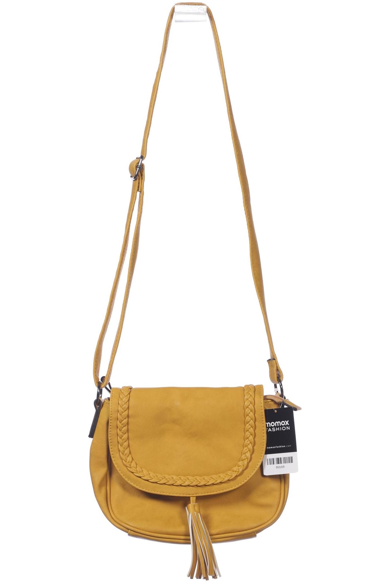 

even odd Damen Handtasche, gelb, Gr.