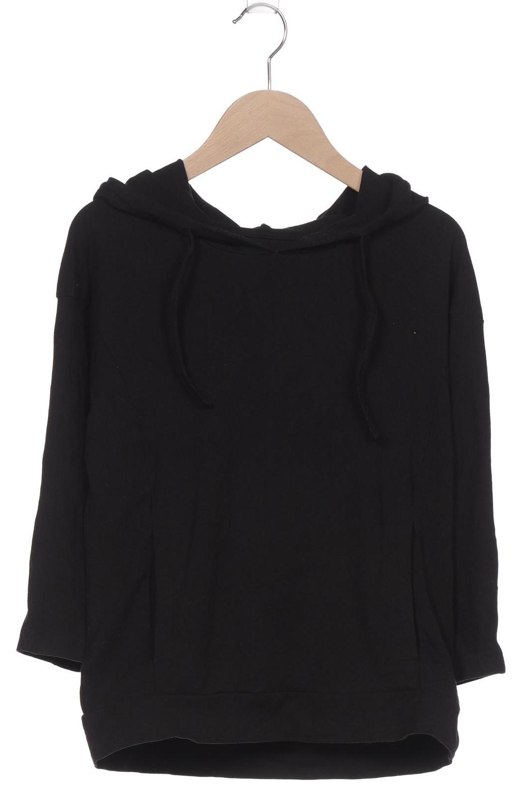 

even & odd Damen Kapuzenpullover, schwarz