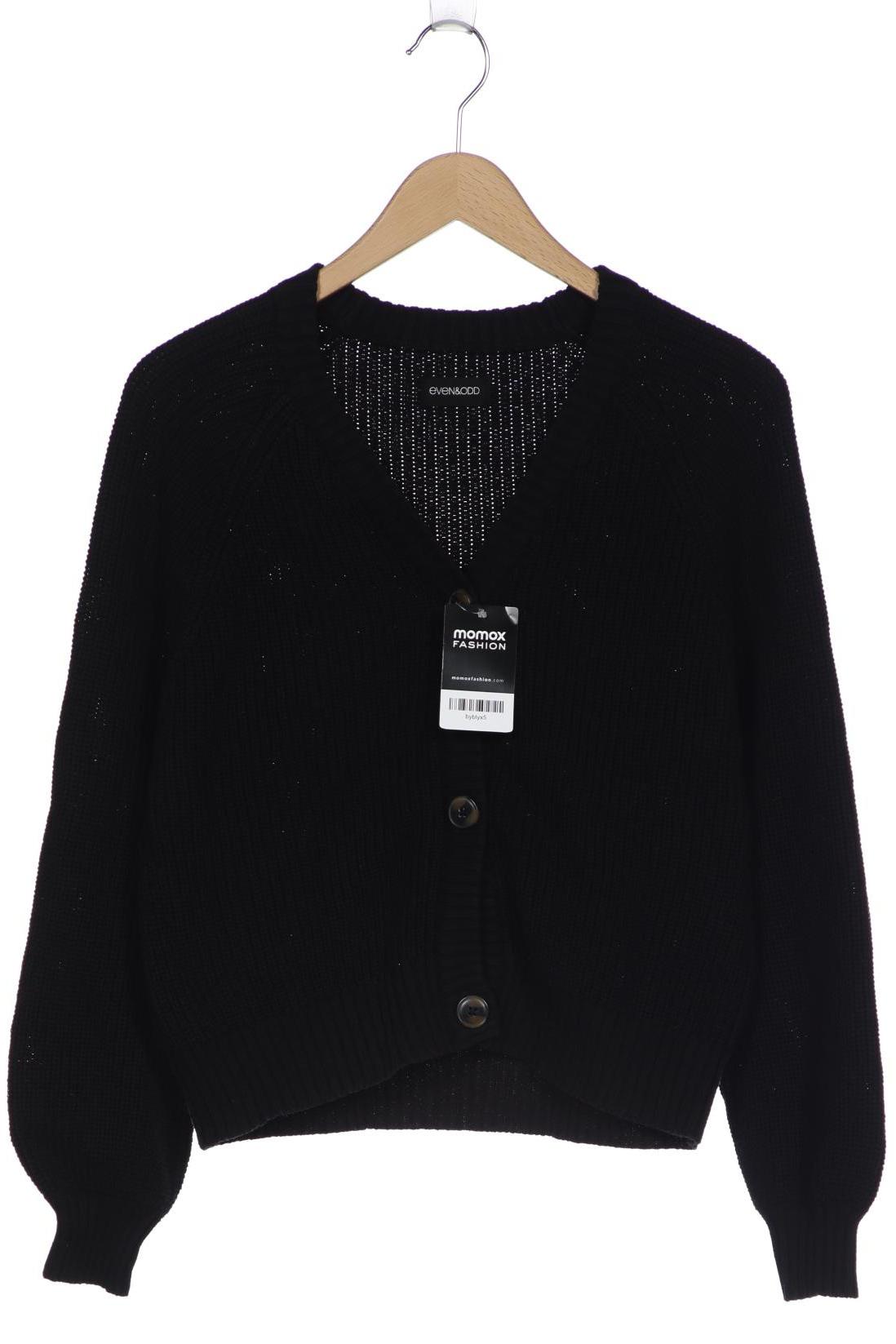 

even & odd Damen Strickjacke, schwarz