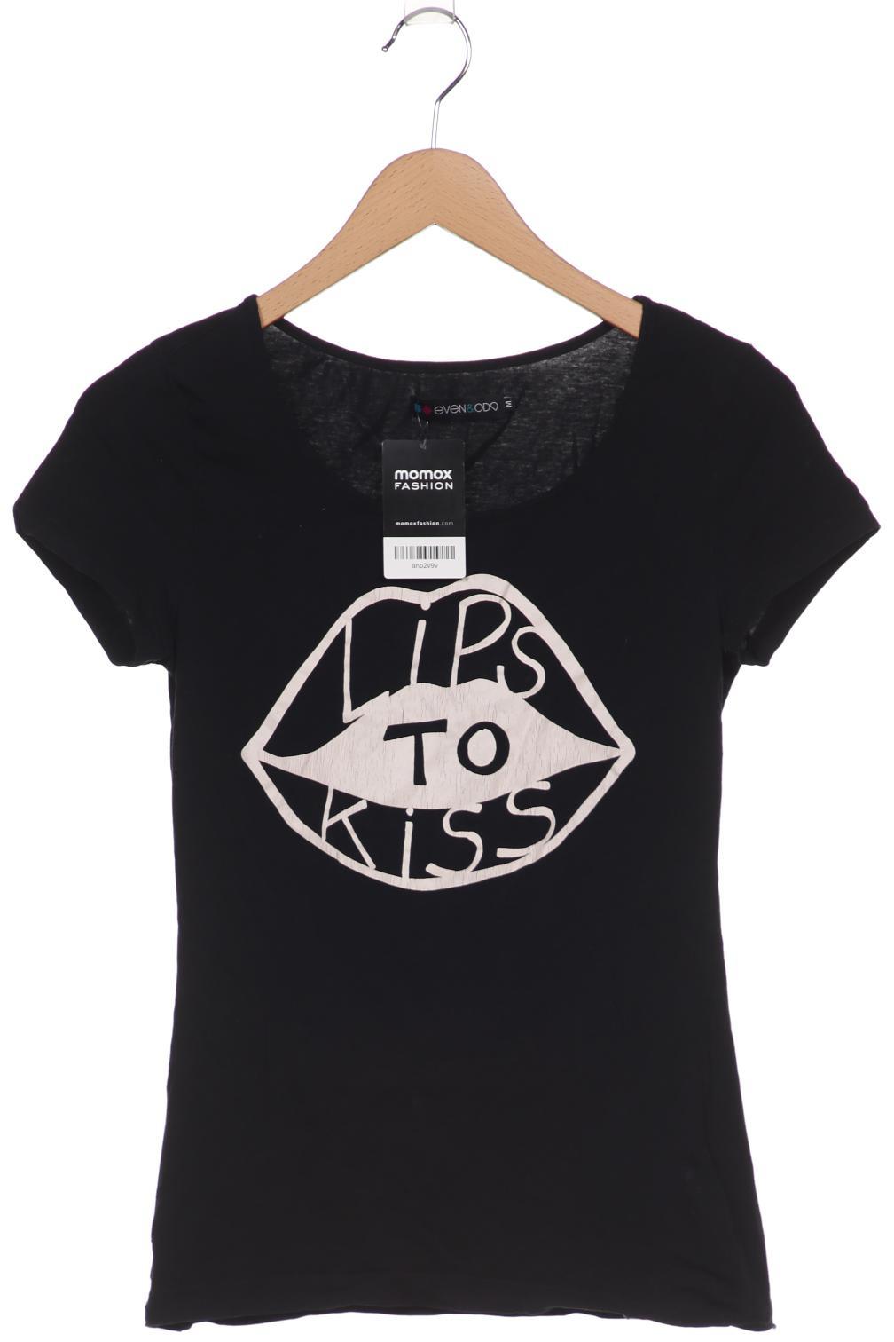 

even & odd Damen T-Shirt, schwarz