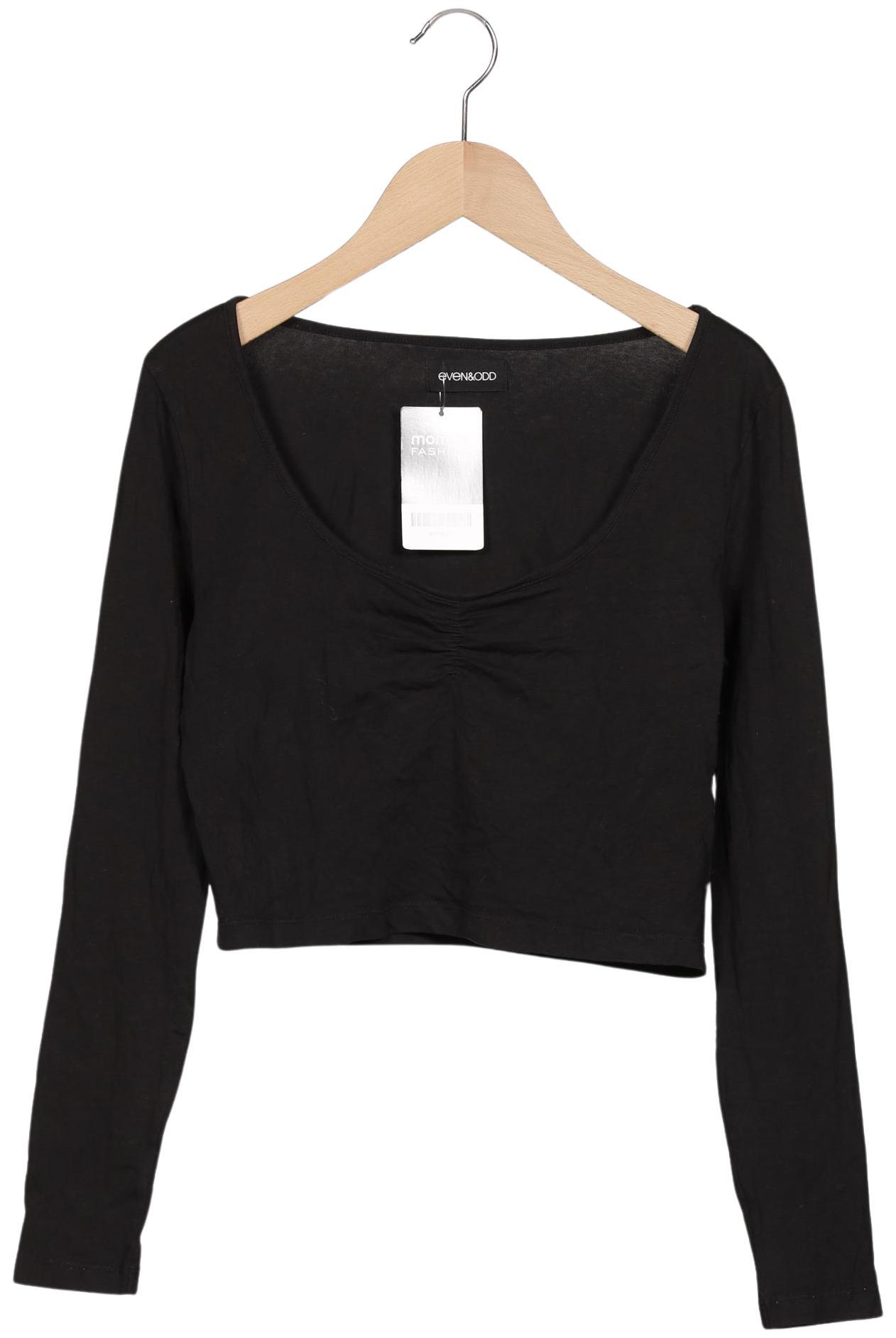 

even odd Damen Langarmshirt, schwarz, Gr. 38