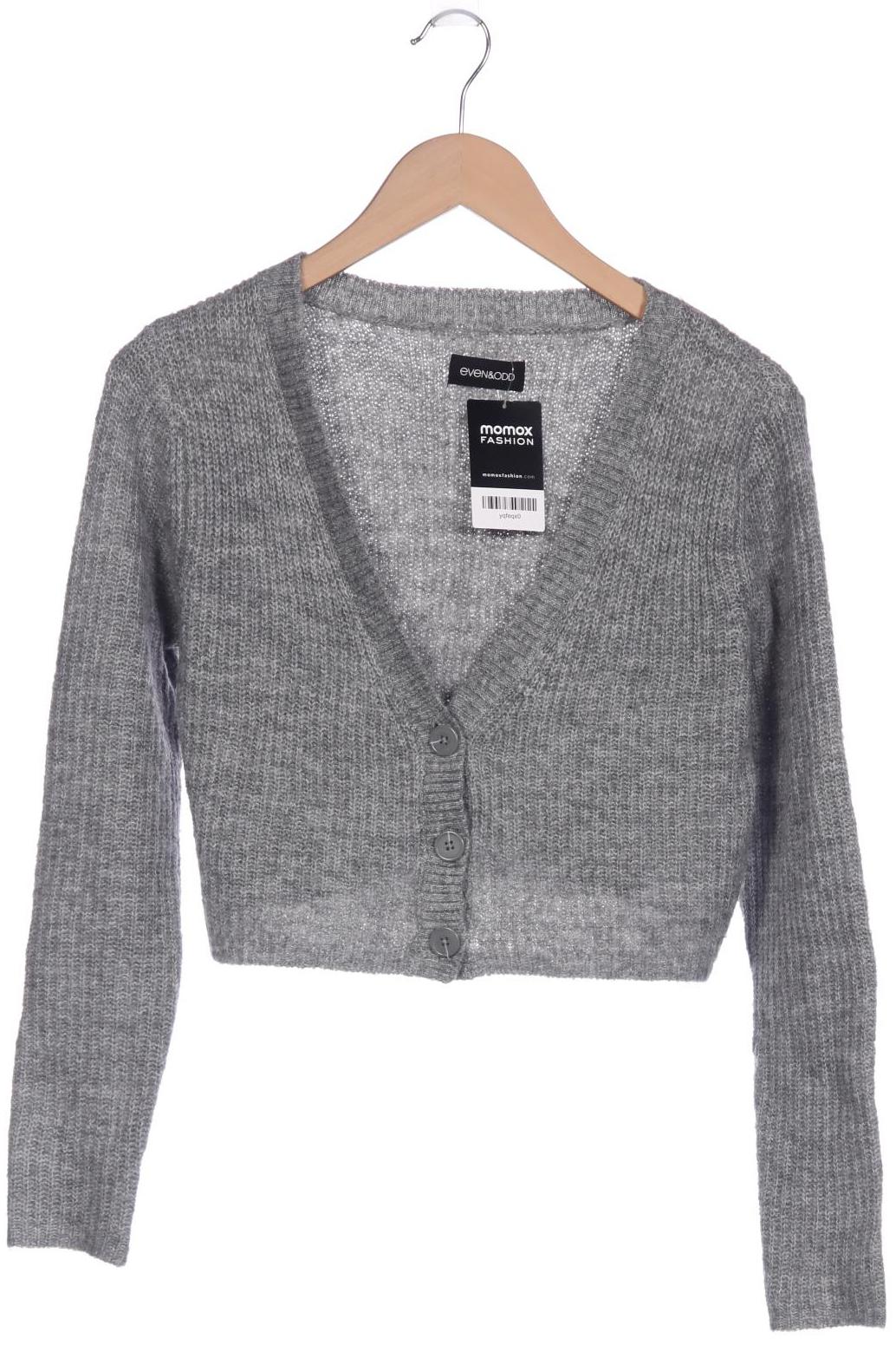 

even odd Damen Strickjacke, grau, Gr. 38