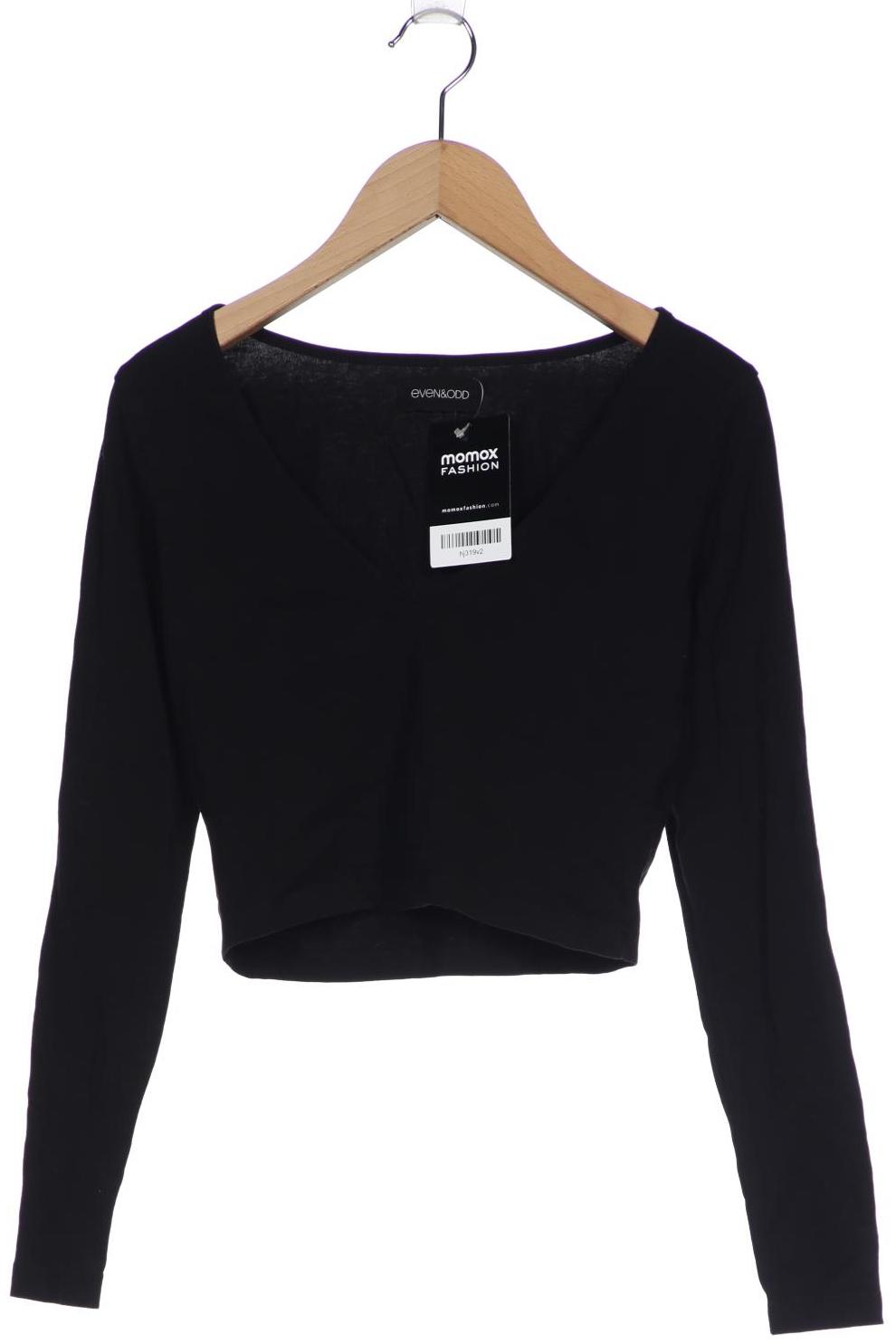 

even & odd Damen Langarmshirt, schwarz
