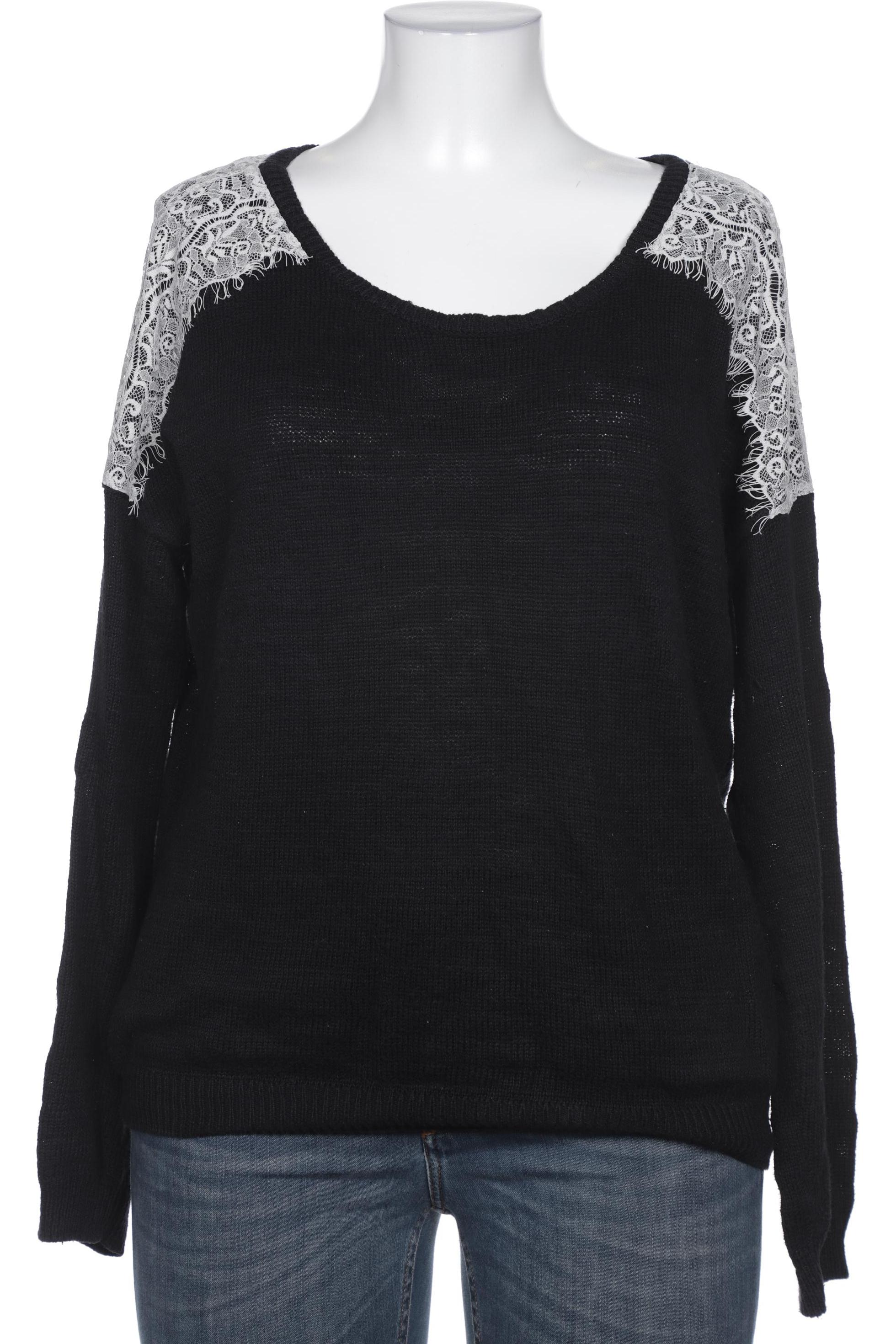 

even & odd Damen Pullover, schwarz