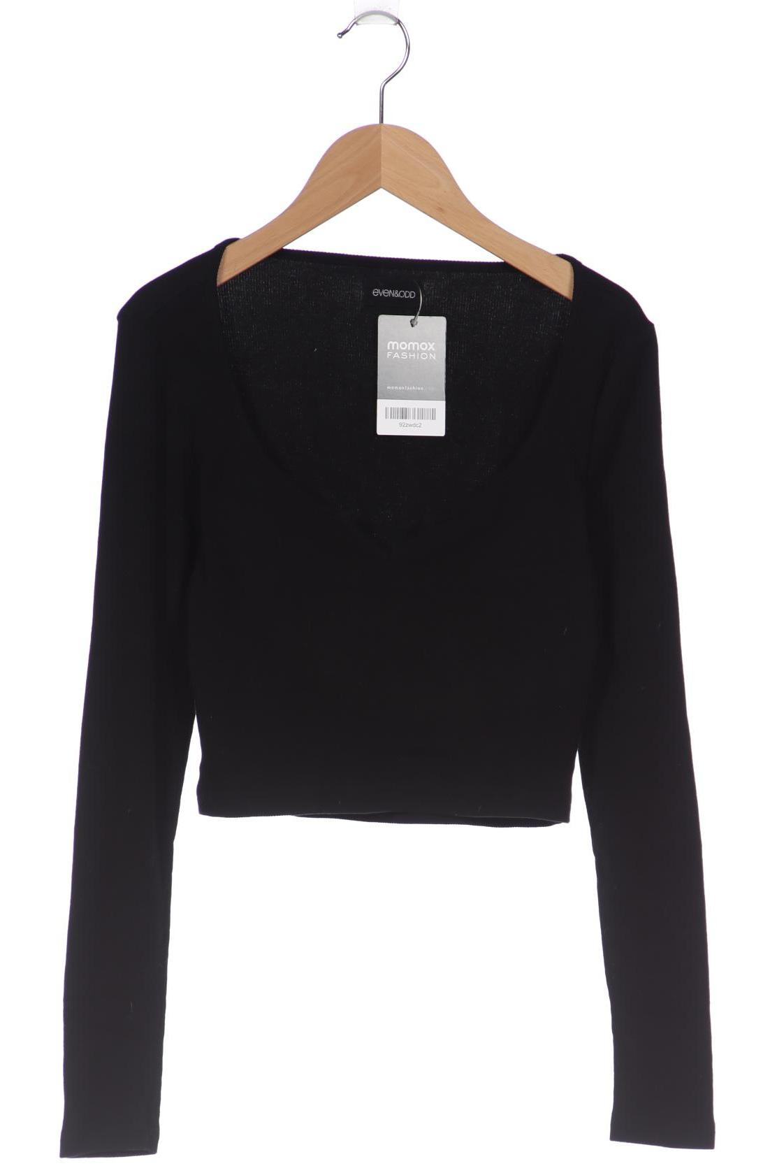 

even & odd Damen Langarmshirt, schwarz