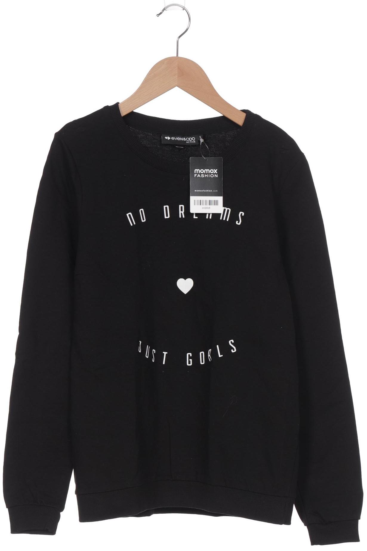 

even & odd Damen Sweatshirt, schwarz