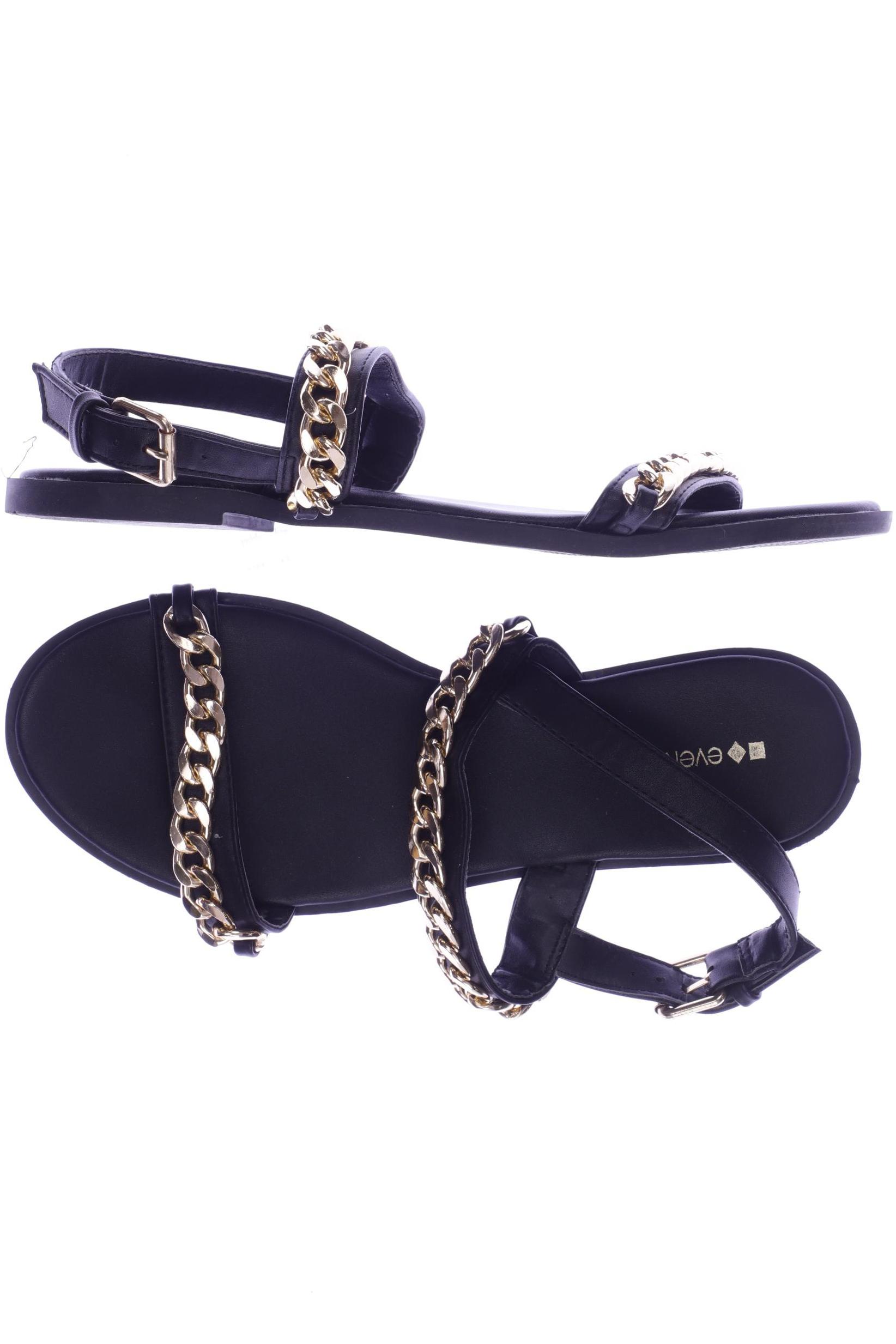 

even odd Damen Sandale, schwarz, Gr. 39