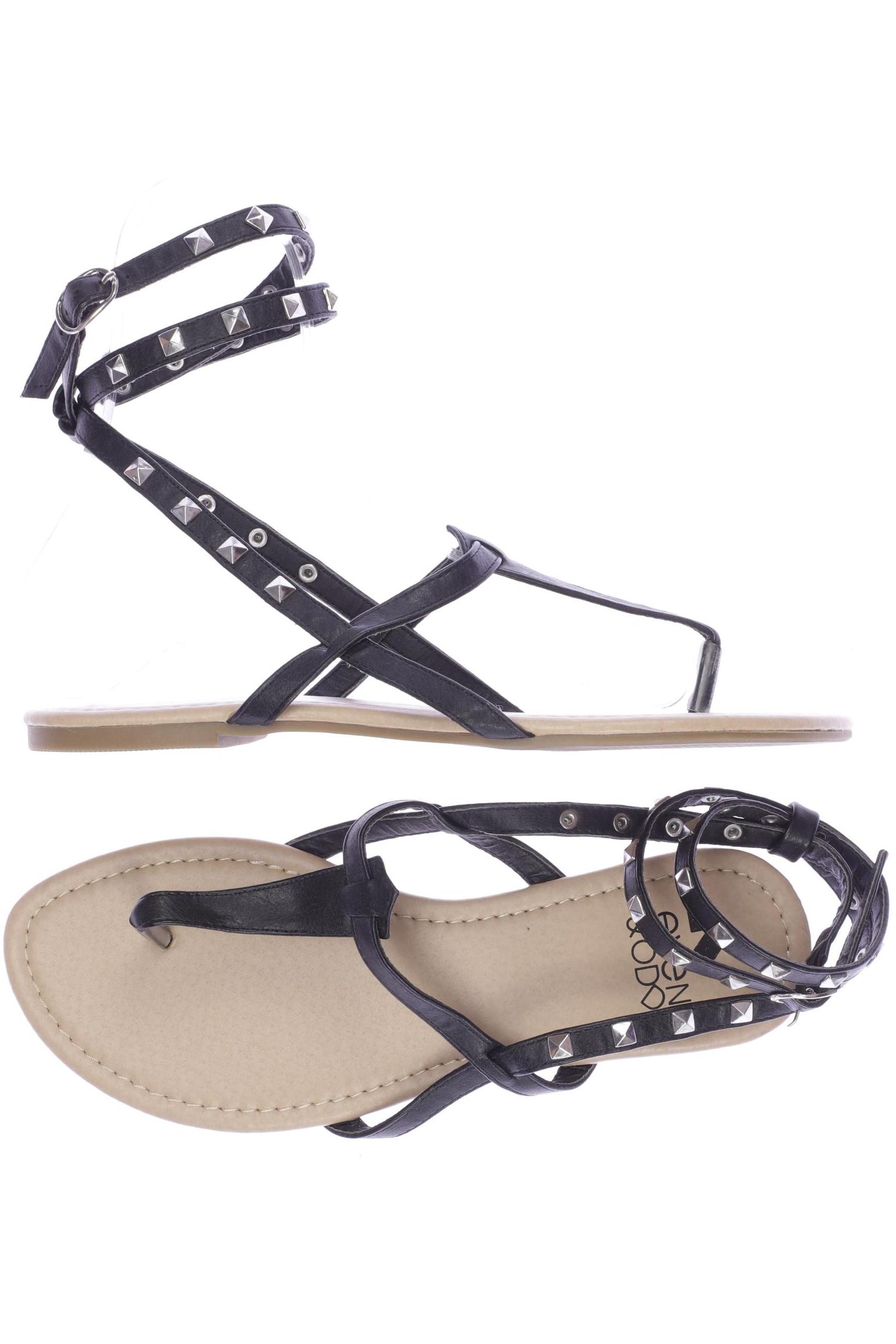 

even odd Damen Sandale, schwarz, Gr. 38