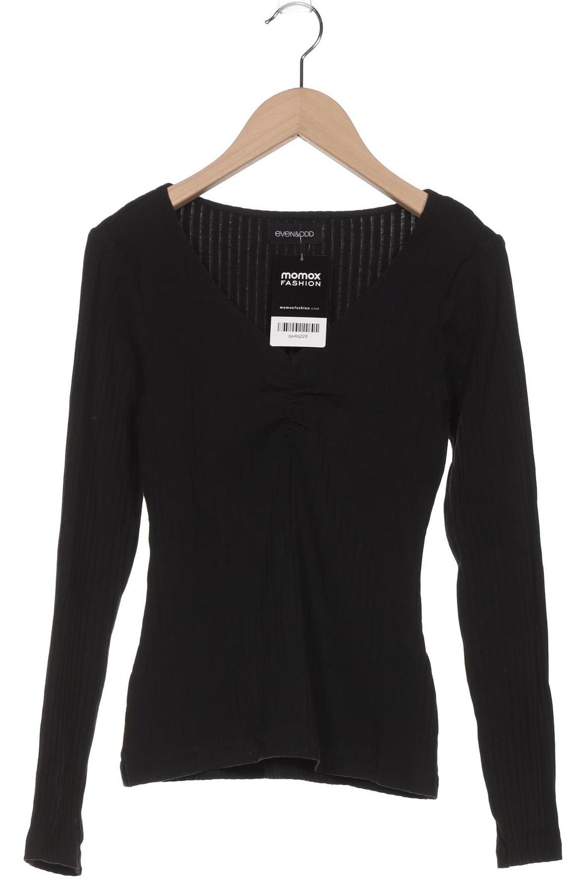 

even odd Damen Langarmshirt, schwarz, Gr. 34
