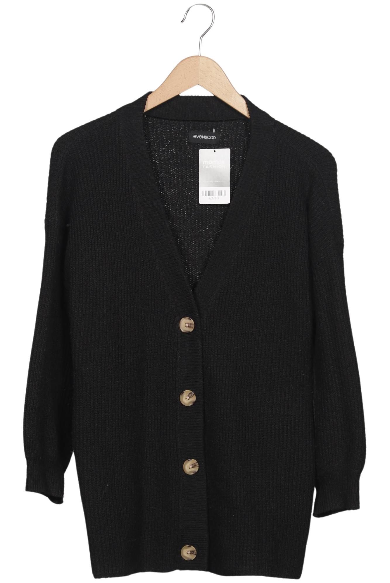 

even odd Damen Strickjacke, schwarz, Gr. 34