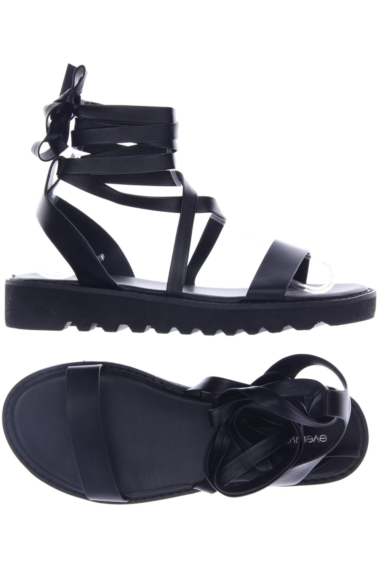 

even odd Damen Sandale, schwarz, Gr. 38