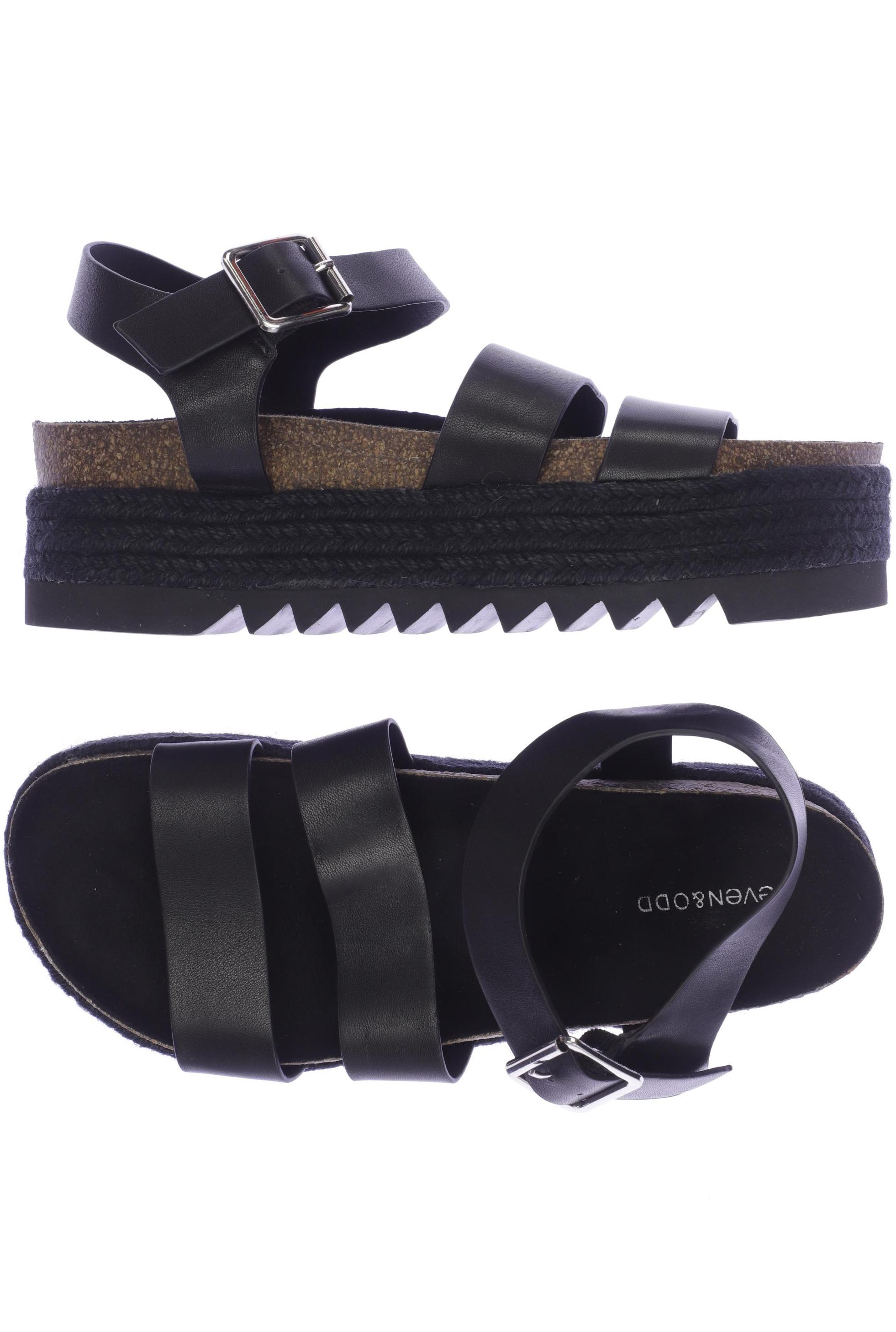 

even odd Damen Sandale, schwarz, Gr. 39