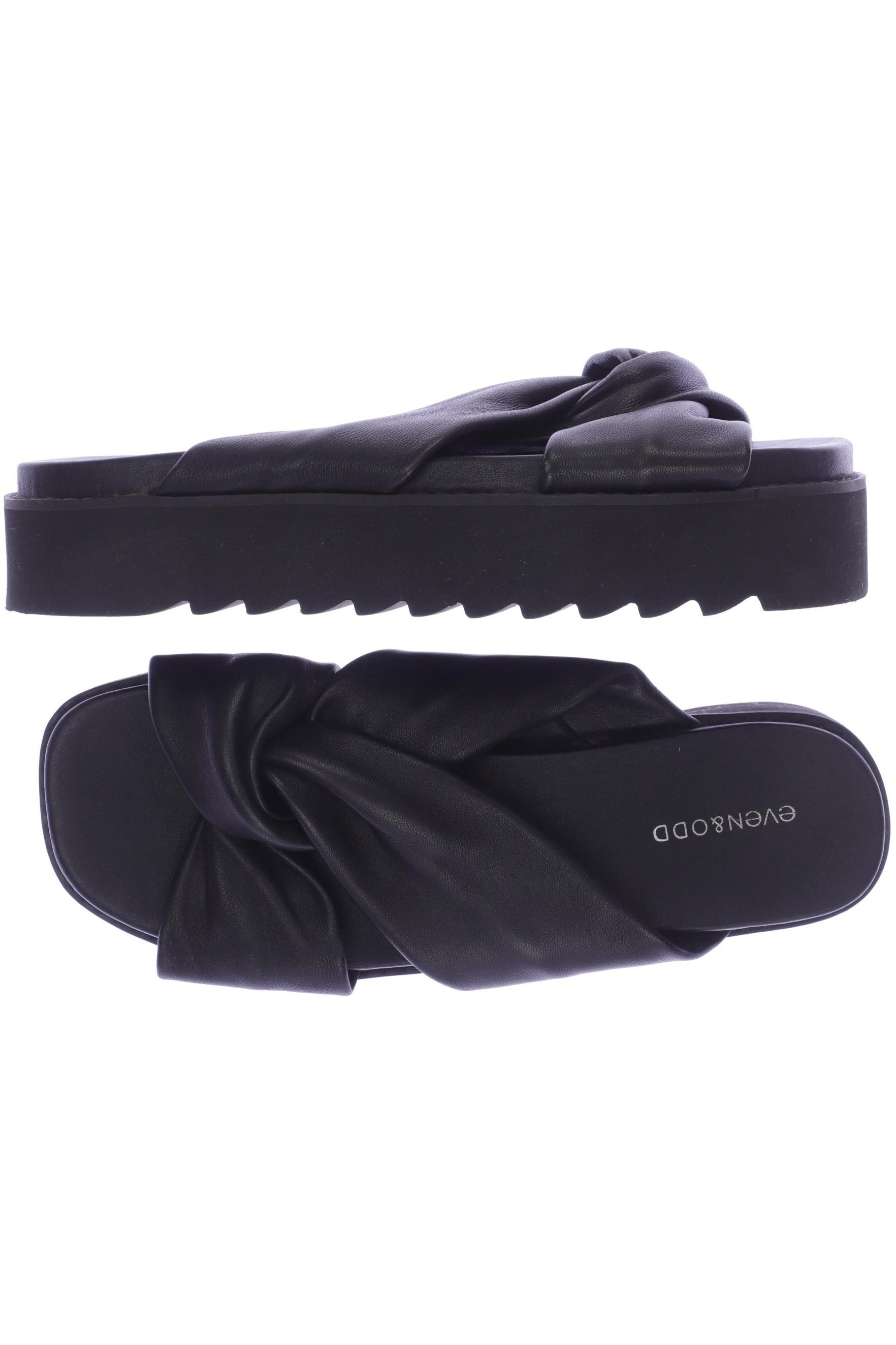 

even & odd Damen Sandale, schwarz