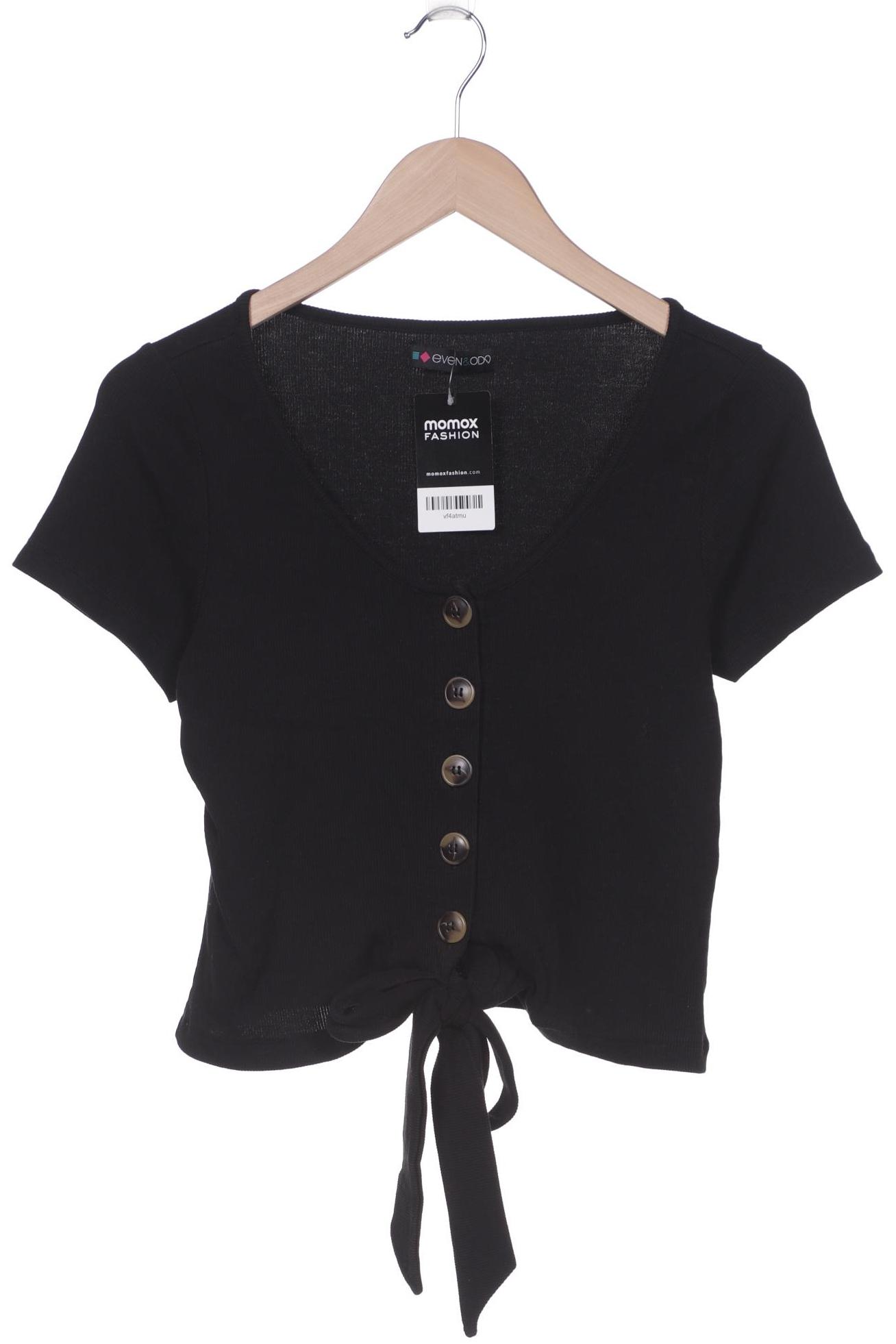 

even & odd Damen T-Shirt, schwarz