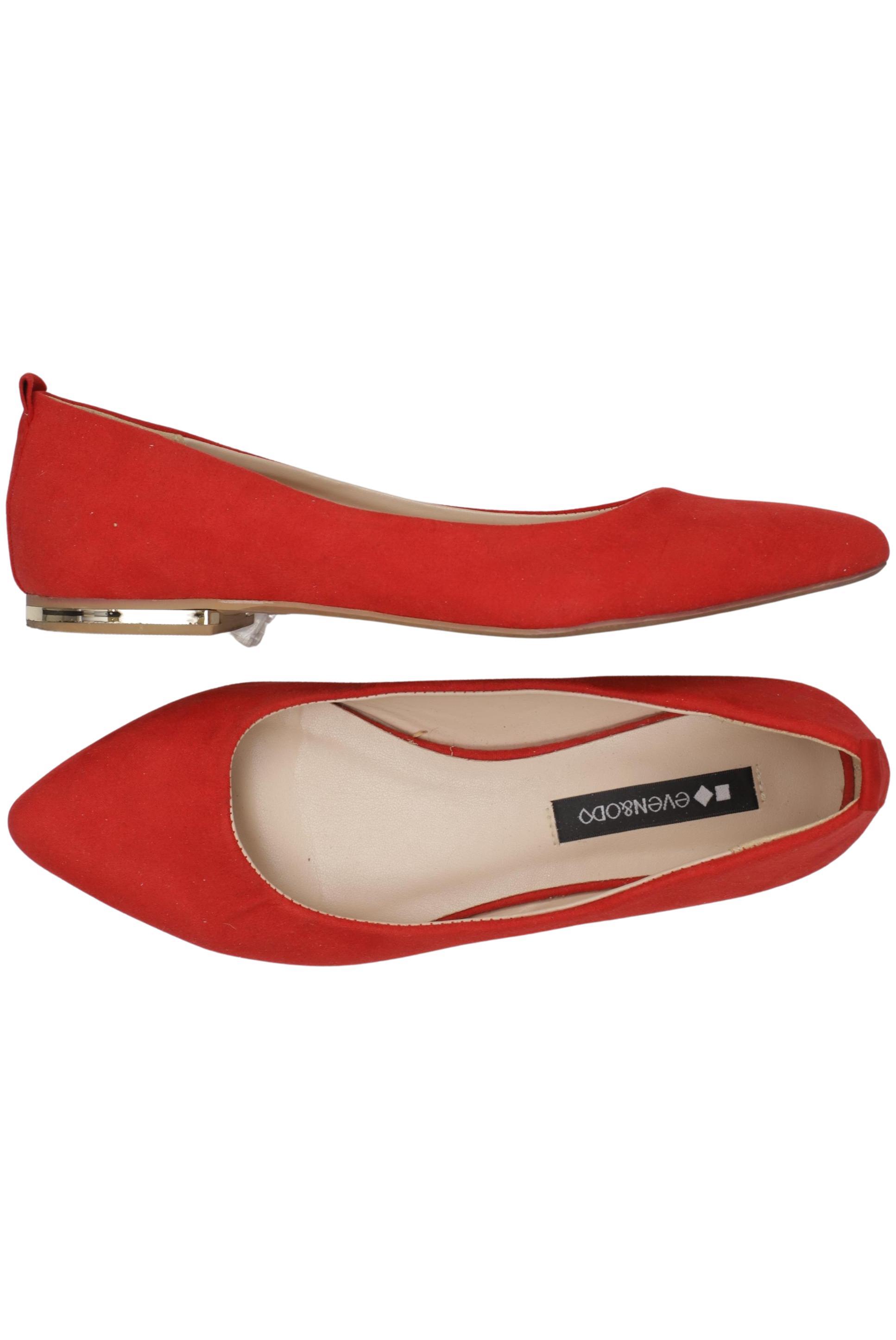 

even odd Damen Ballerinas, rot, Gr. 36