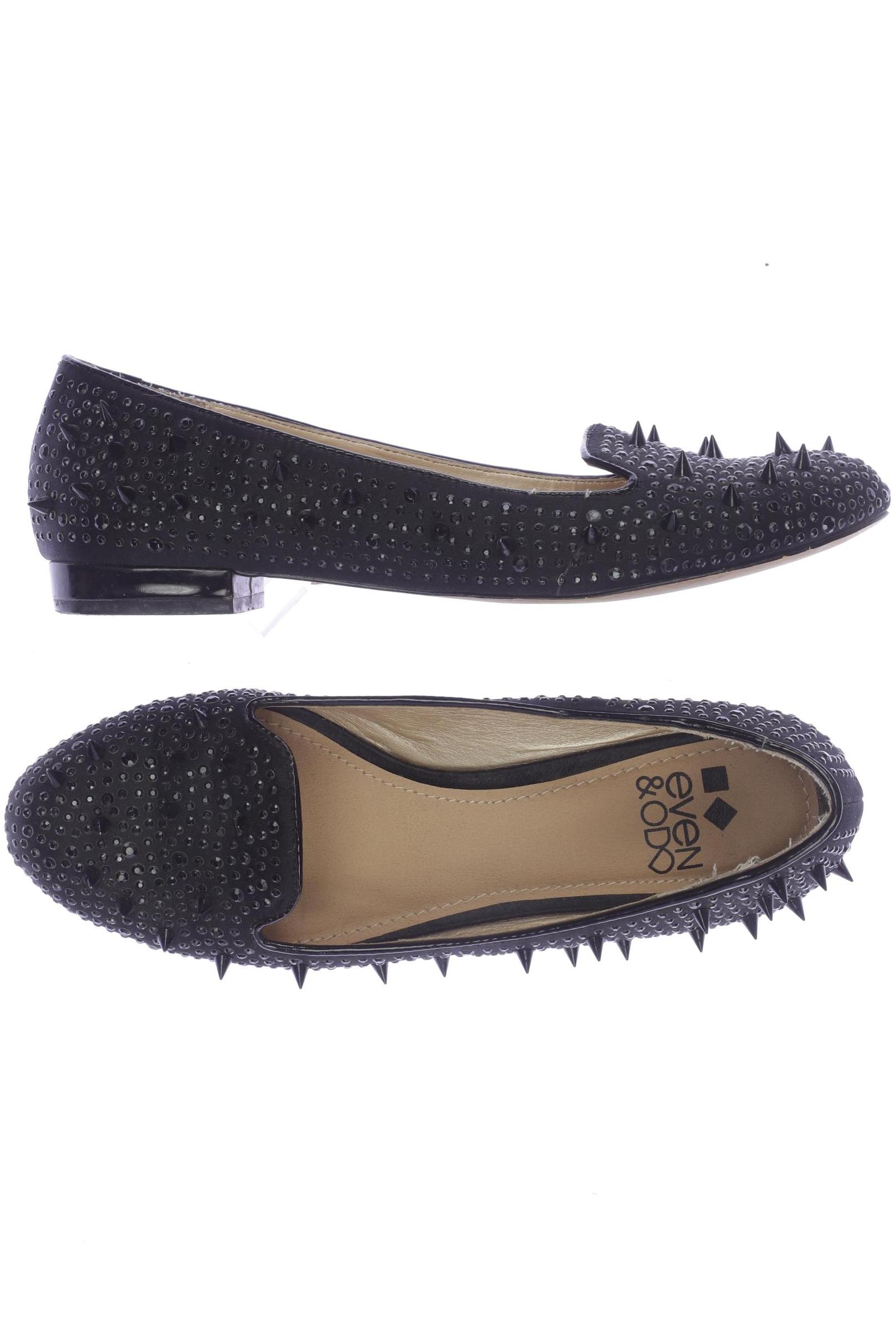 

even odd Damen Ballerinas, schwarz