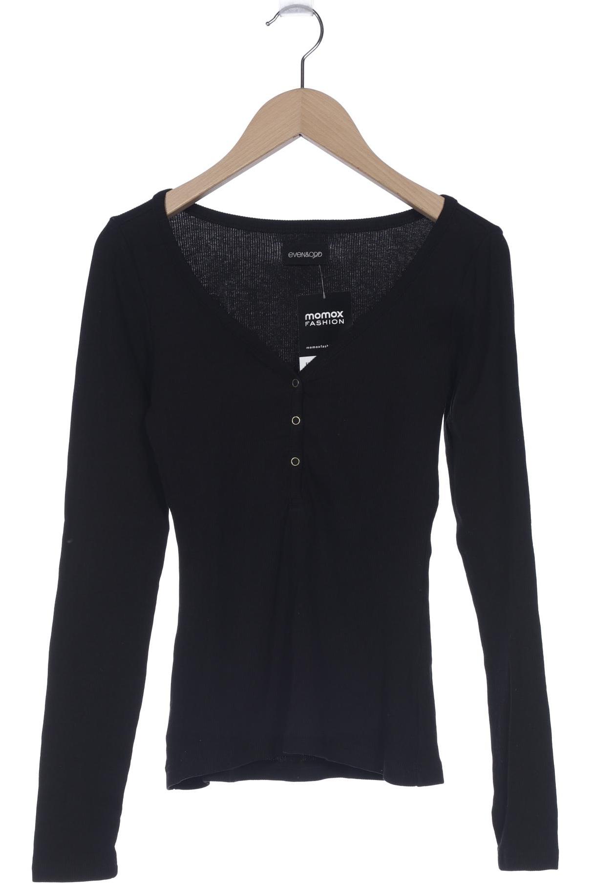 

even & odd Damen Langarmshirt, schwarz