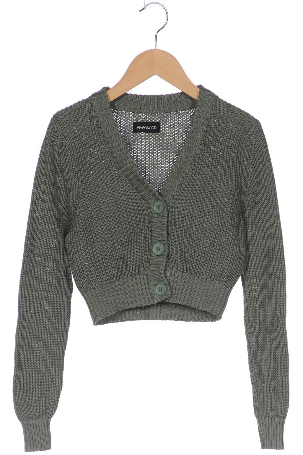 

even odd Damen Strickjacke, grün, Gr. 34