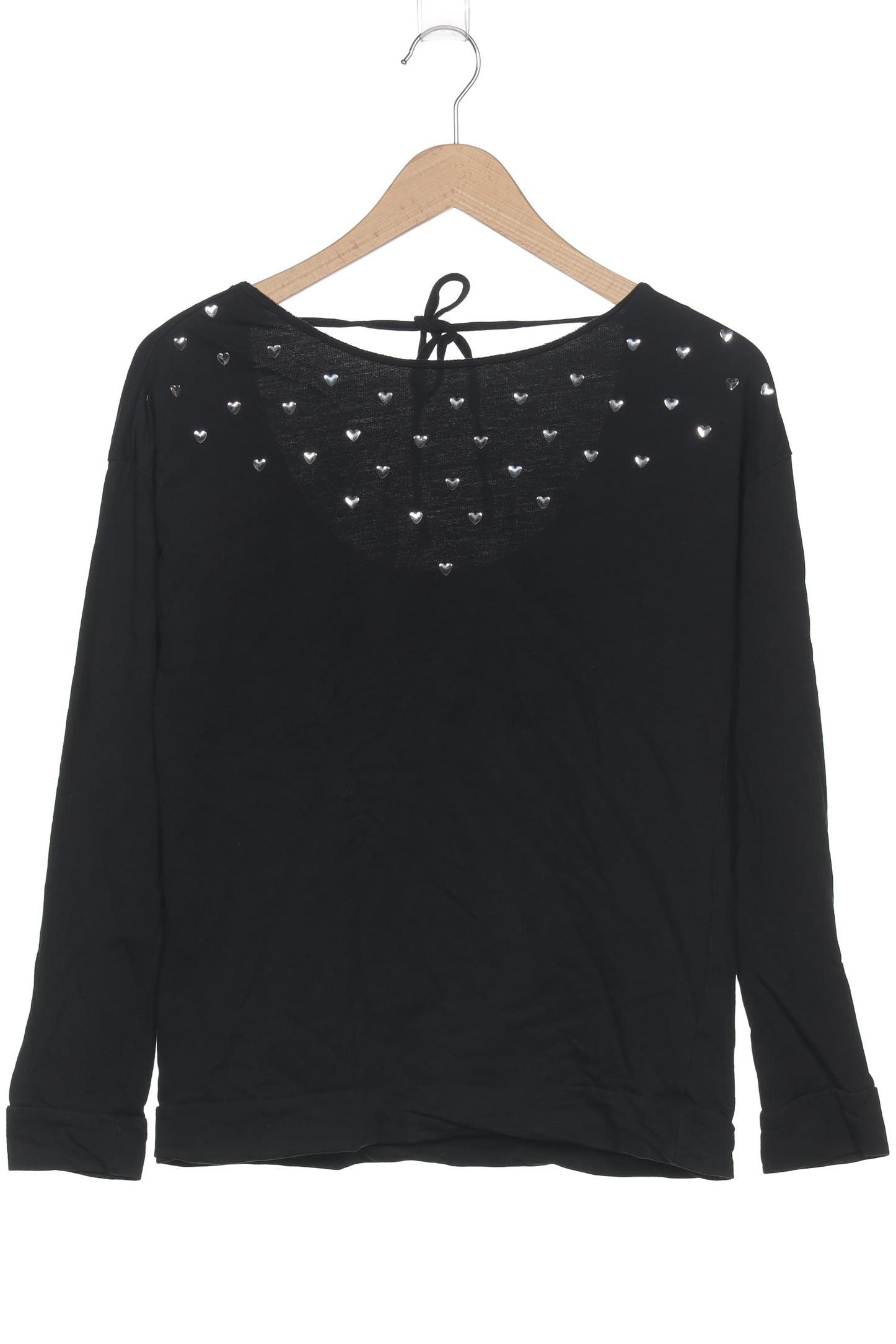 

even odd Damen Langarmshirt, schwarz, Gr. 34