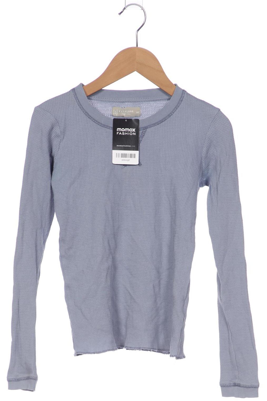 

Everlane Damen Langarmshirt, blau, Gr. 32
