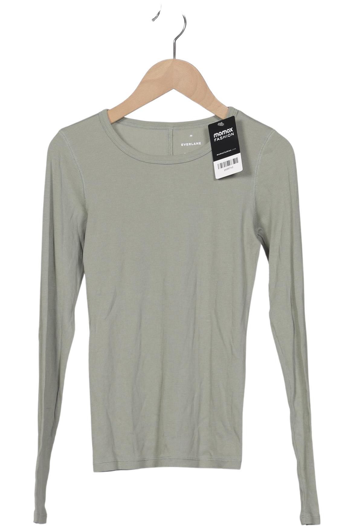 

Everlane Damen Langarmshirt, hellgrün, Gr. 34