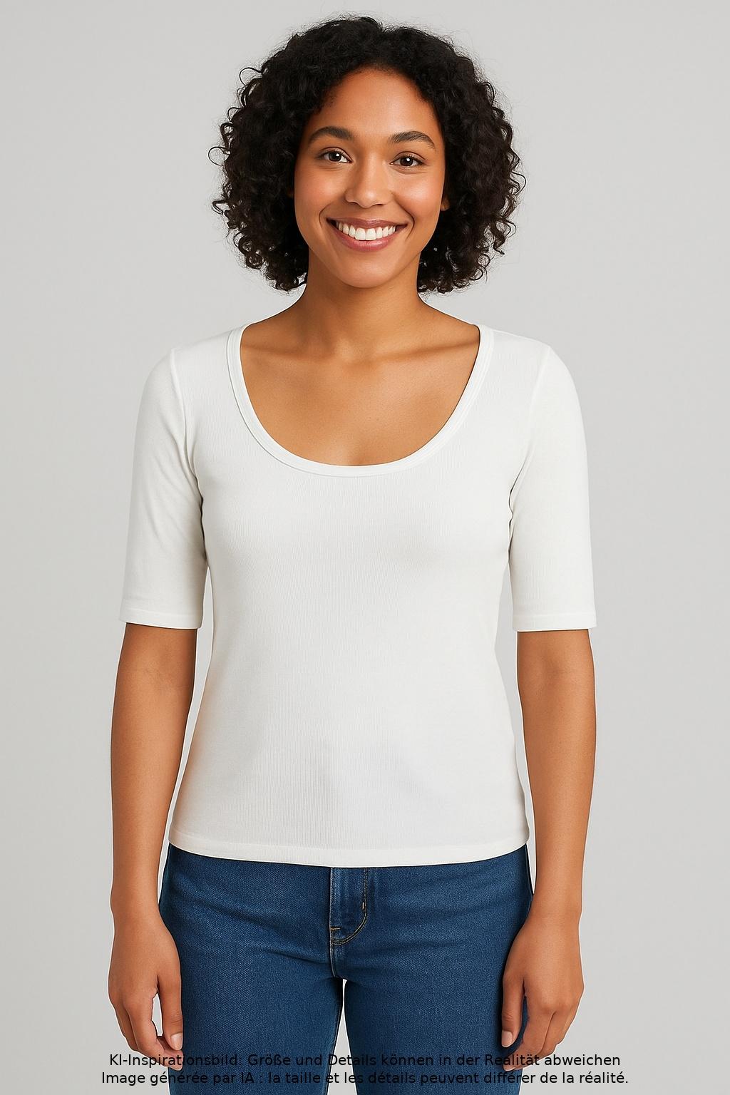 

Everlane Damen T-Shirt, weiß, Gr. 36