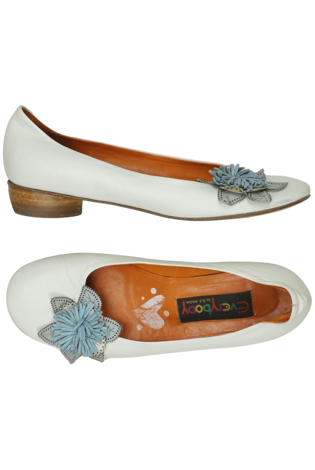 

Everybody Damen Ballerinas, weiß, Gr. 37.5