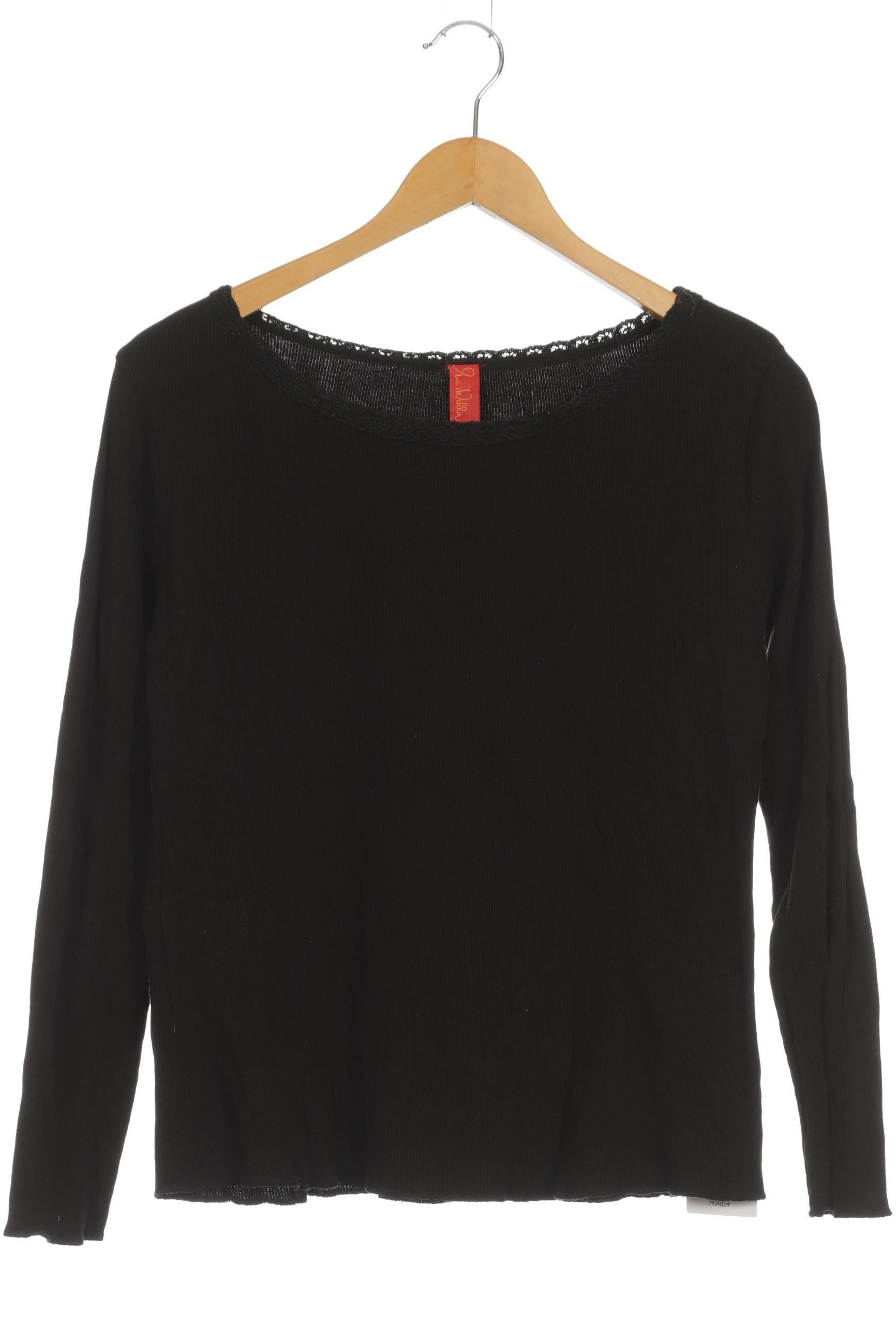 

Ewa i Walla Damen Langarmshirt, schwarz, Gr.