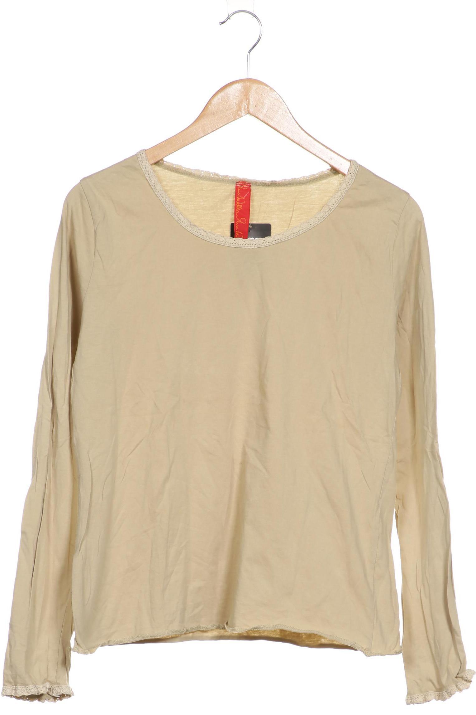 

Ewa i Walla Damen Langarmshirt, beige, Gr.