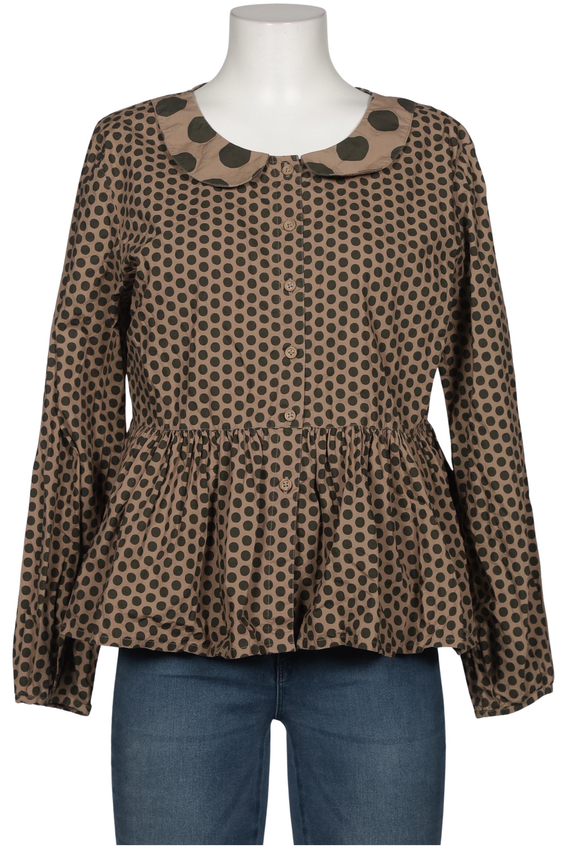 

Ewa i Walla Damen Bluse, braun, Gr. 42