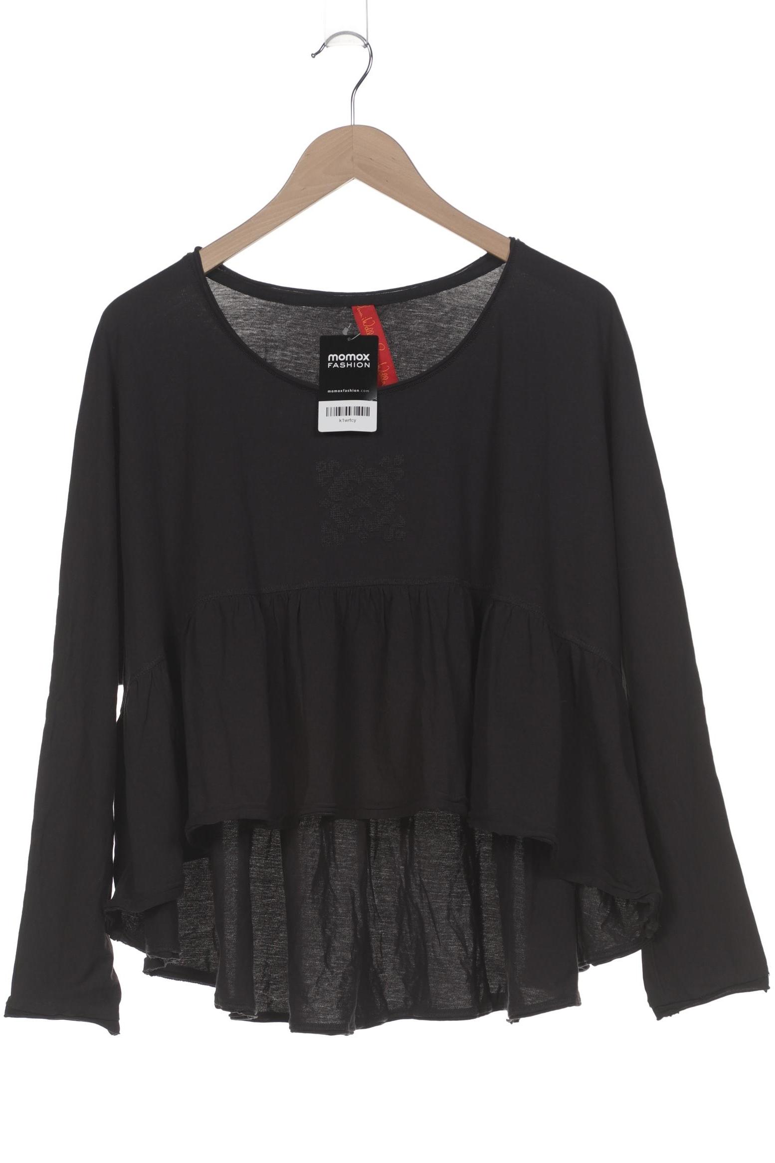 

Ewa i Walla Damen Langarmshirt, schwarz, Gr. 44