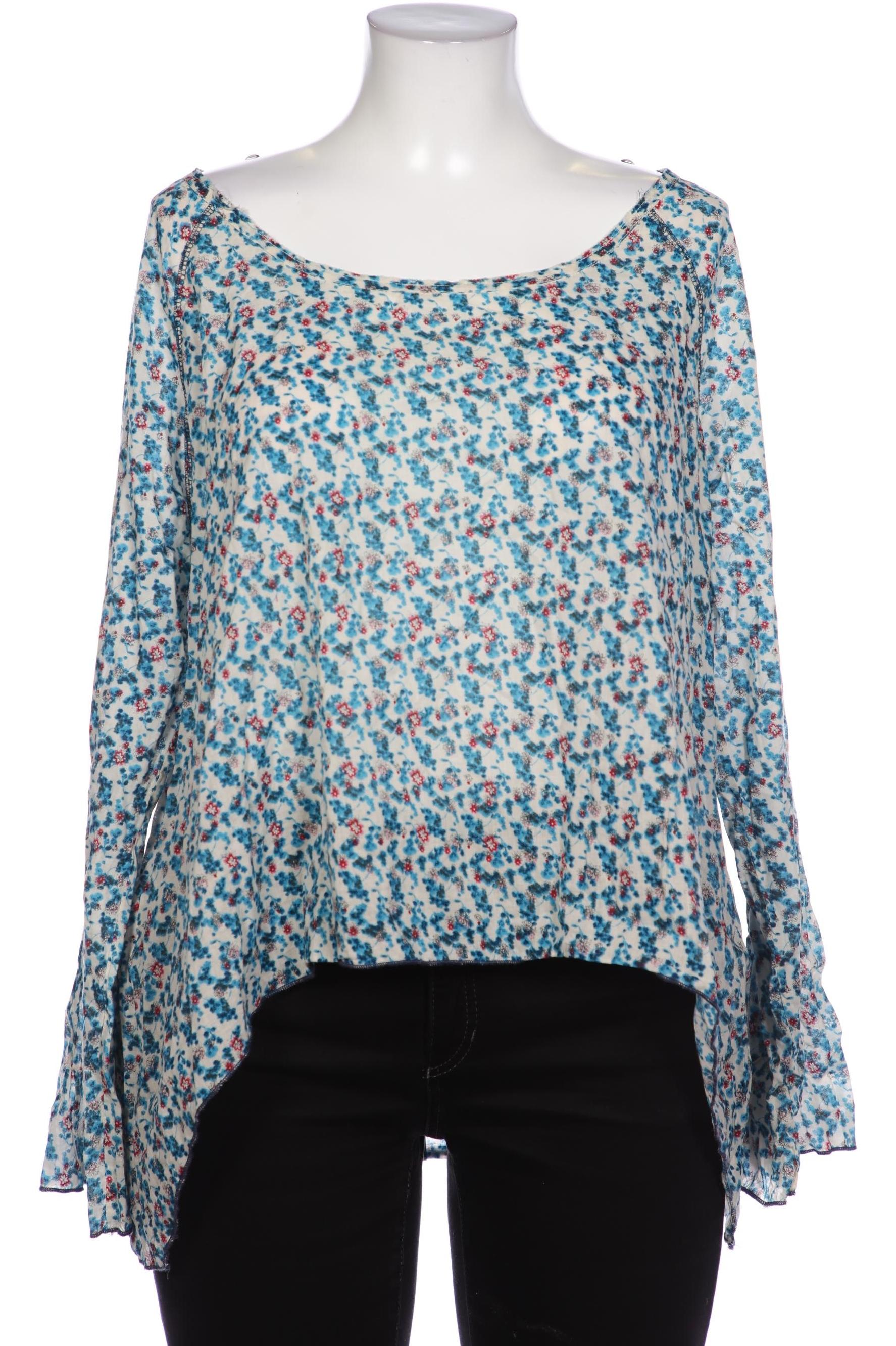 

Ewa i Walla Damen Bluse, blau, Gr. 44