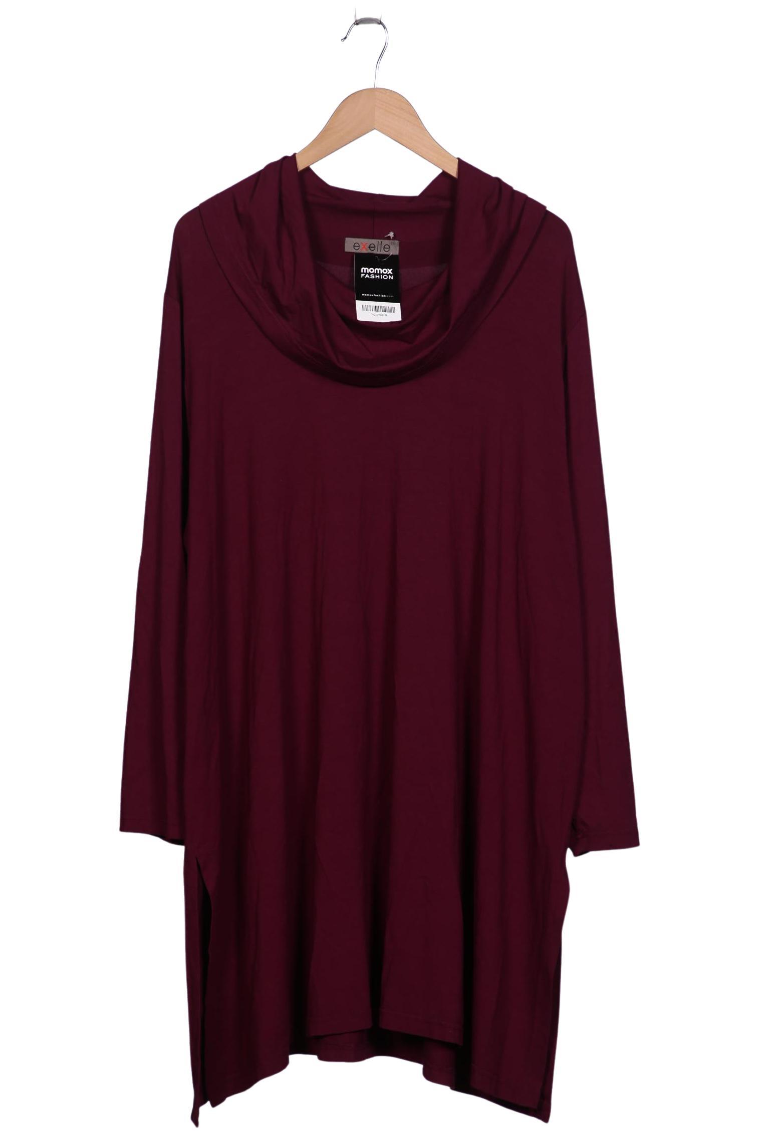 

exelle Damen Langarmshirt, bordeaux, Gr. 42