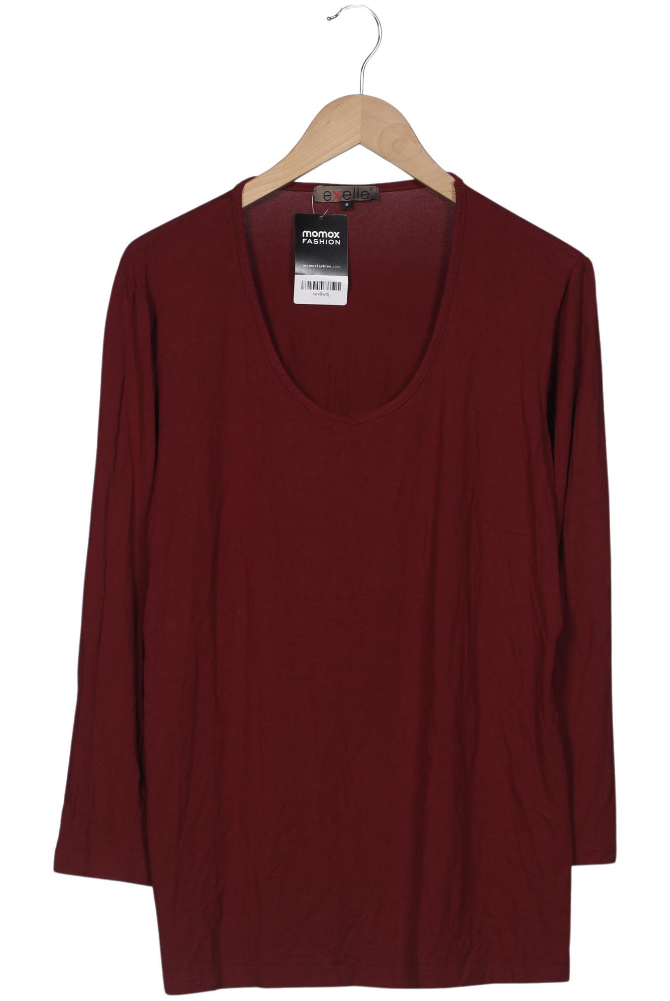 Thumbnail - exelle Damen Langarmshirt, bordeaux, Gr. 36