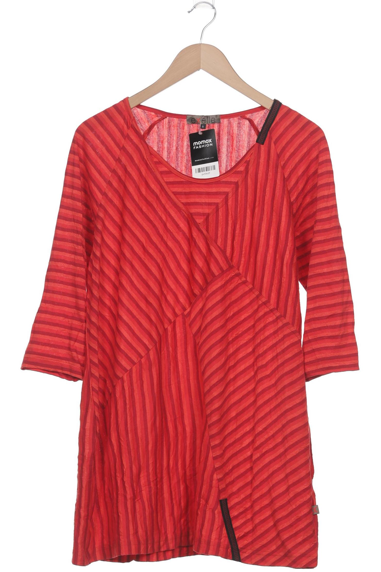 

exelle Damen Langarmshirt, rot, Gr. 36