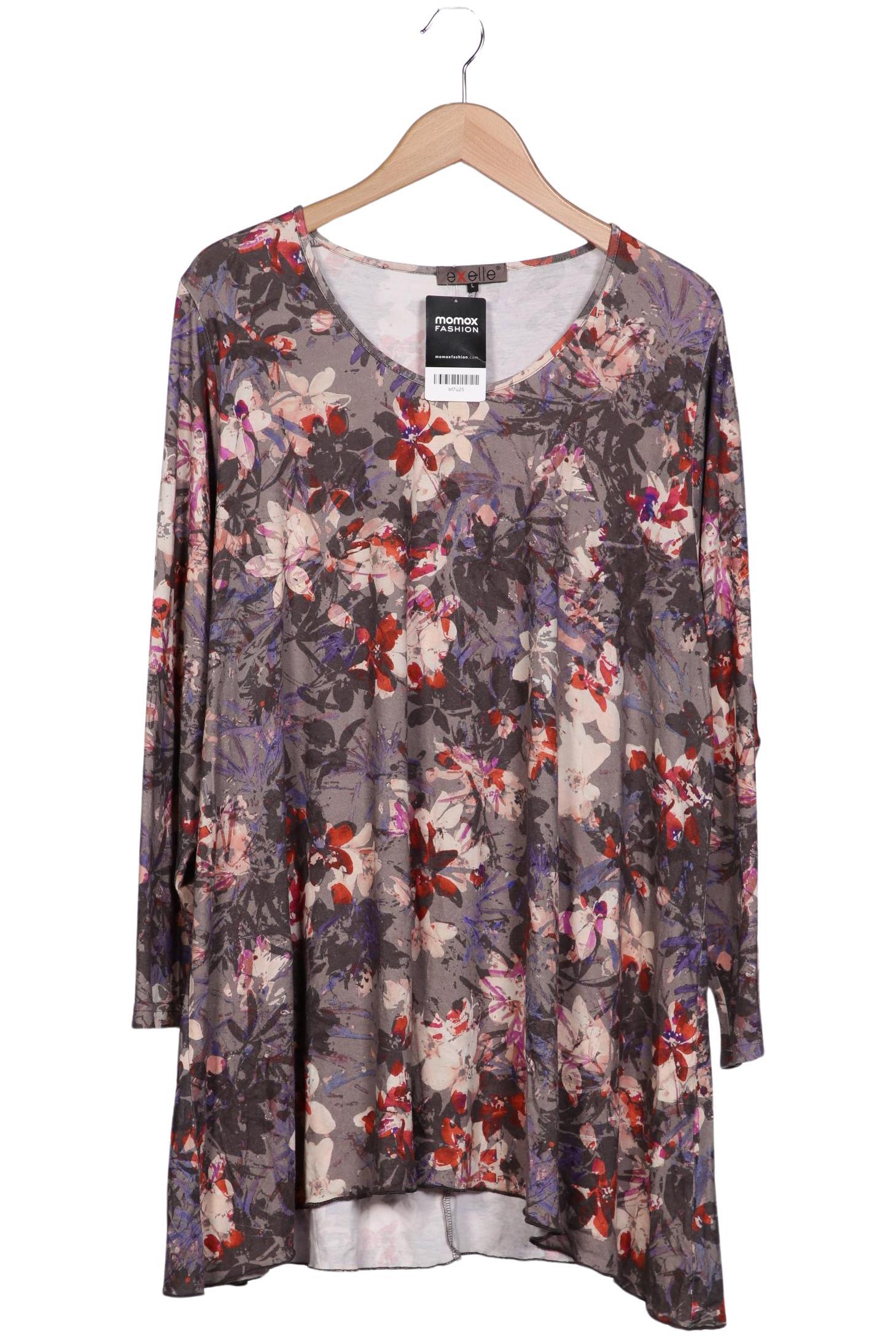 

exelle Damen Langarmshirt, grau, Gr. 42