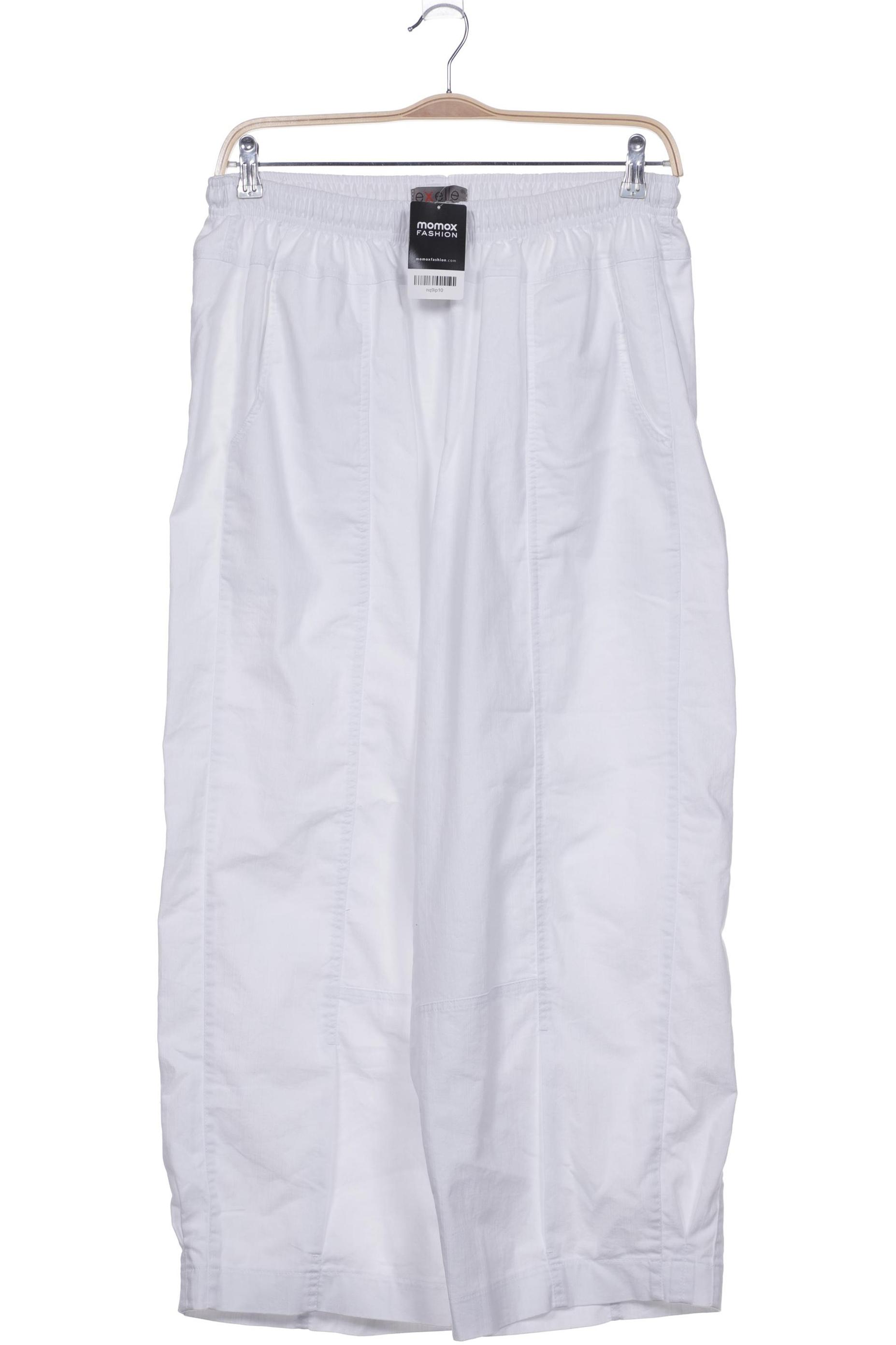 

exelle Damen Stoffhose, weiß, Gr. 26