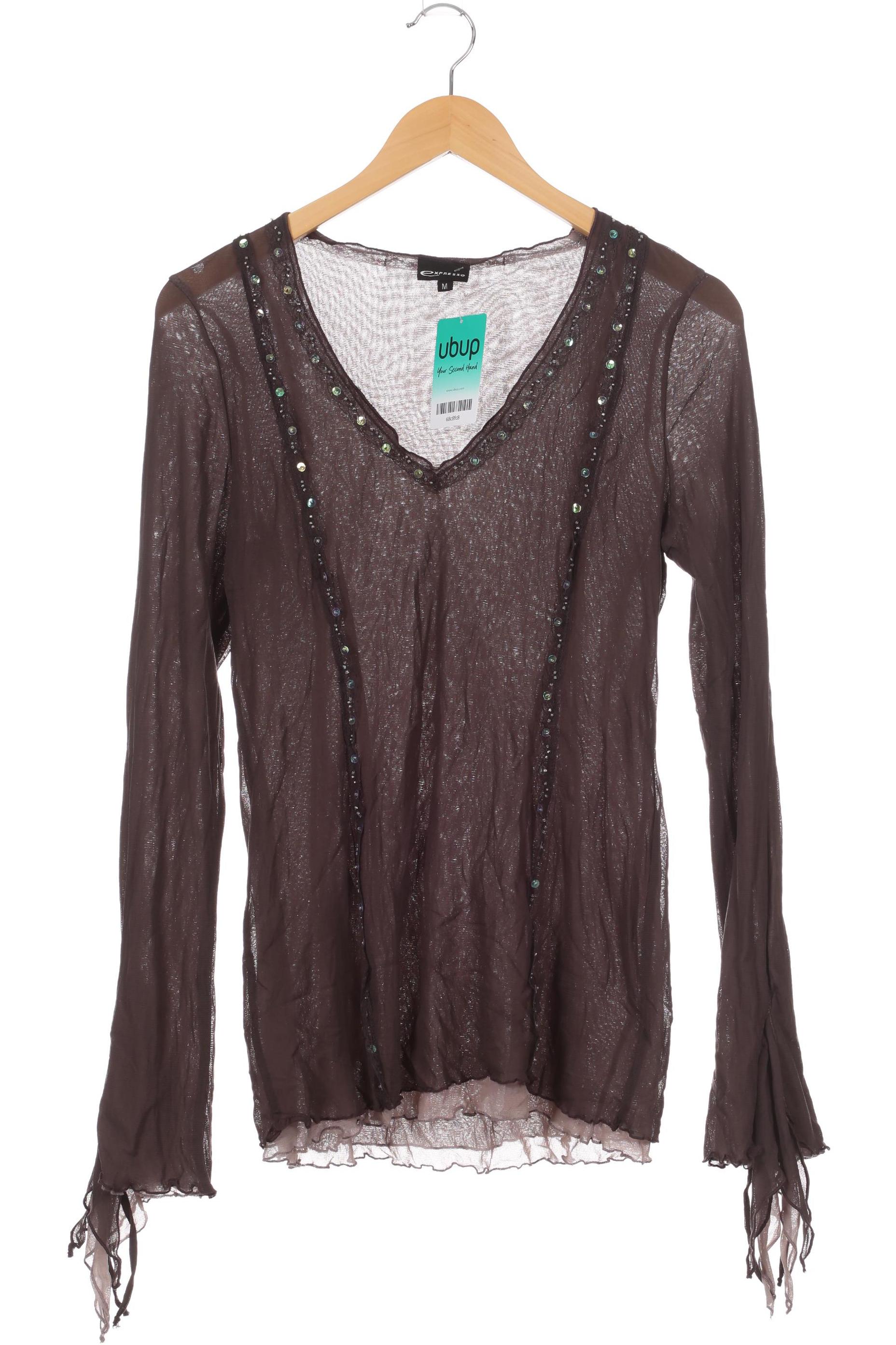 

Expresso Damen Langarmshirt, braun, Gr. 38