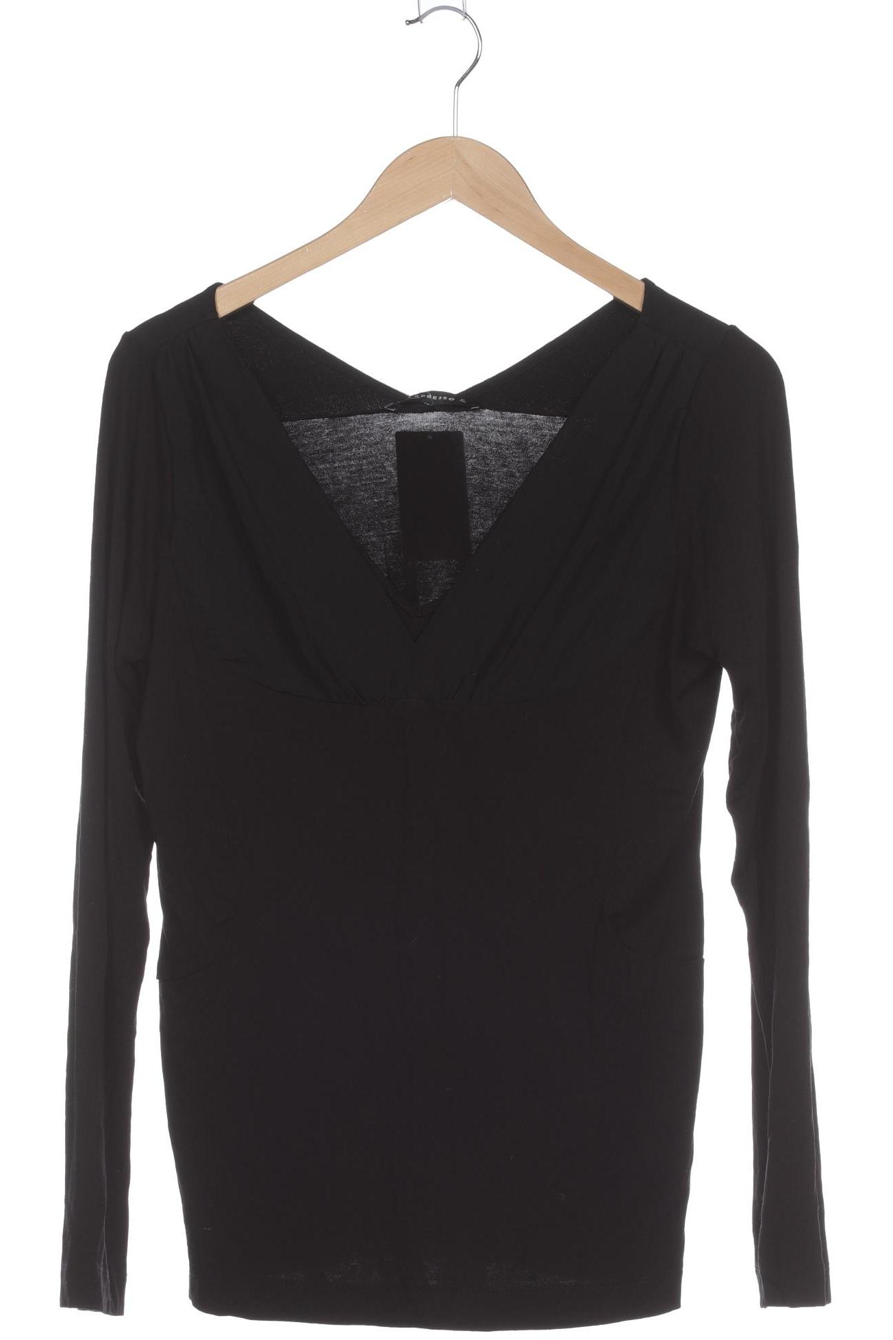 

Expresso Damen Langarmshirt, schwarz, Gr.