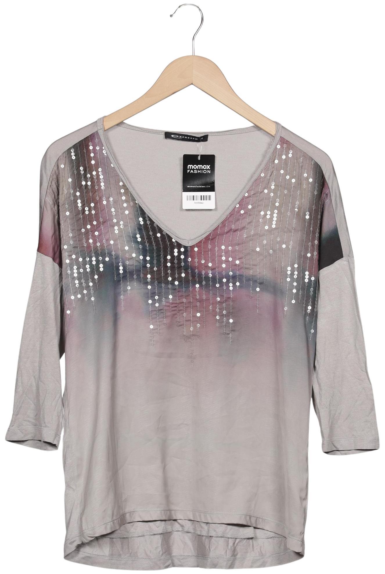 

Expresso Damen Langarmshirt, grau, Gr. 38