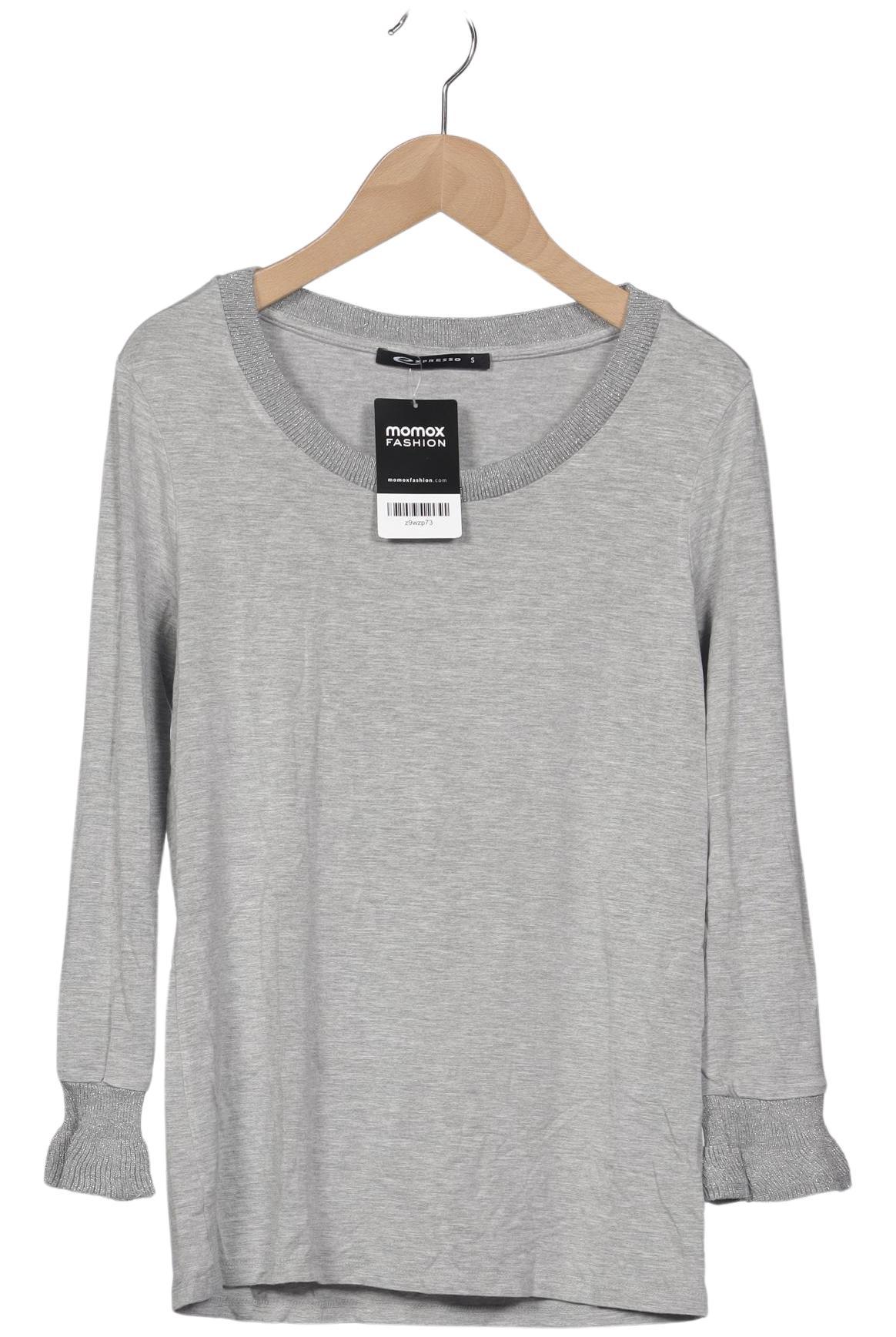 

Expresso Damen Langarmshirt, grau, Gr. 36