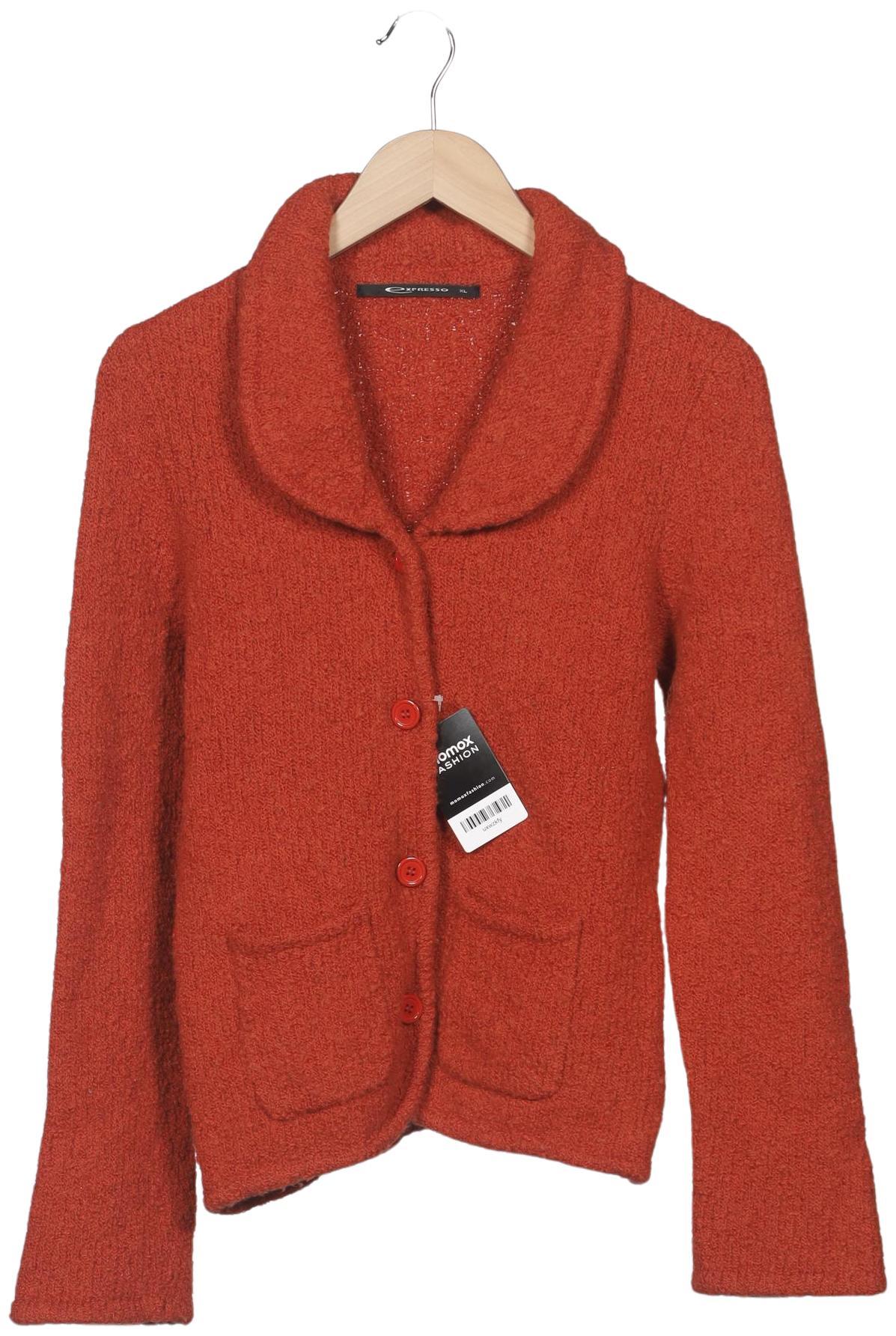 

Expresso Damen Strickjacke, orange, Gr. 44