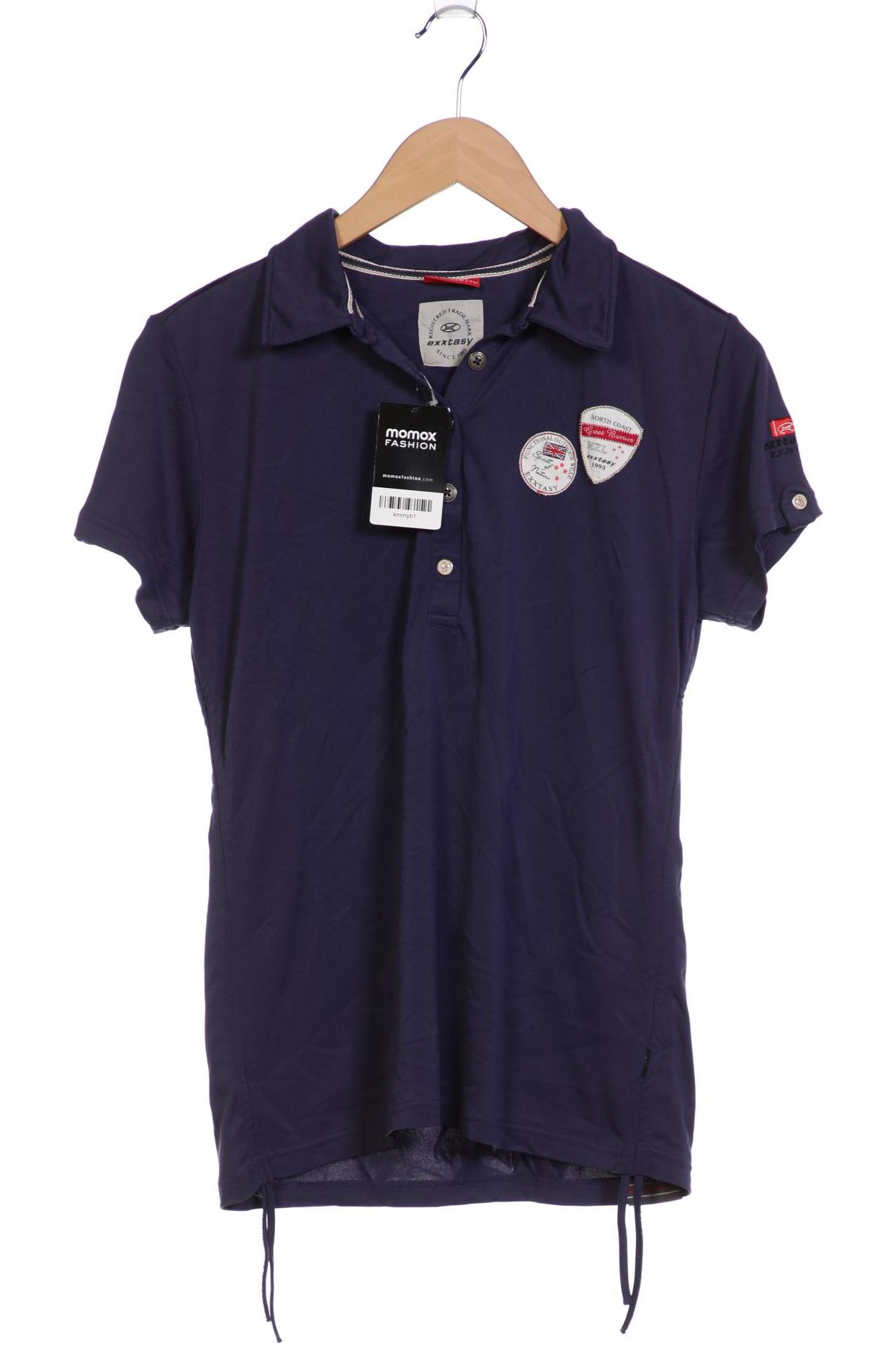 

exxtasy Damen Poloshirt, marineblau, Gr. 40