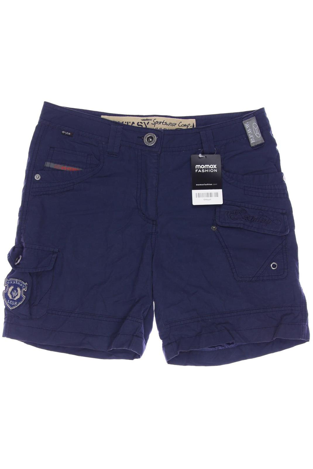 

exxtasy Damen Shorts, marineblau