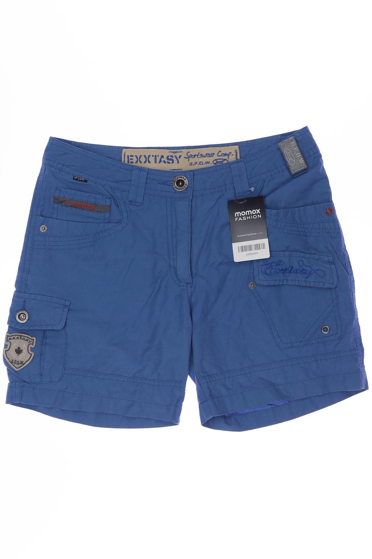 

exxtasy Damen Shorts, blau, Gr. 34
